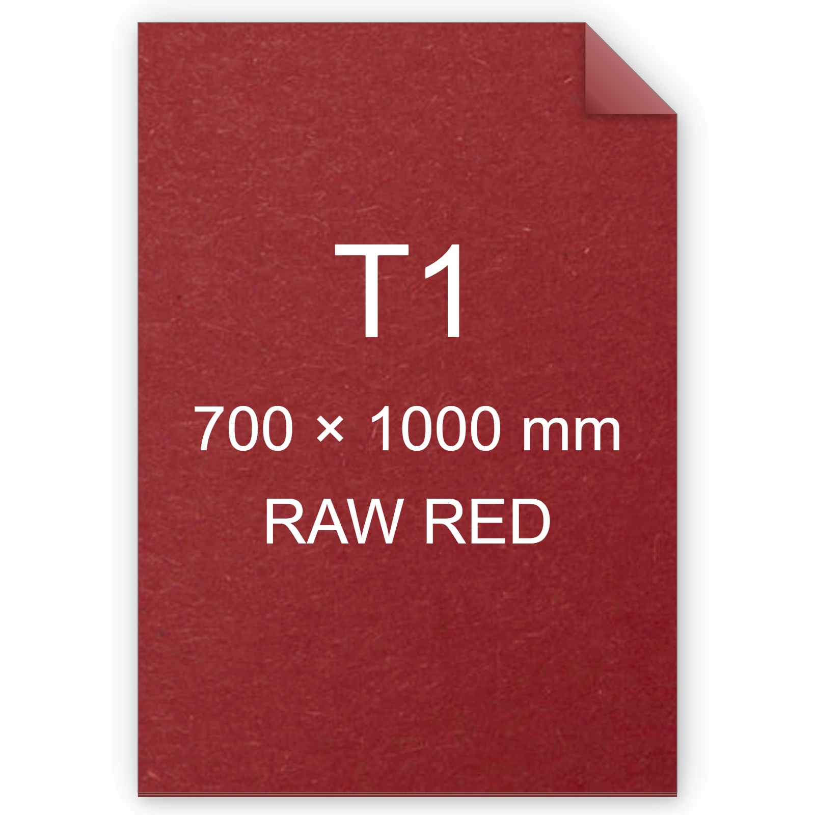 Cartoncino Favini, Shiro Echo Raw, 350 g/m², T1, RAW RED bra6671t1