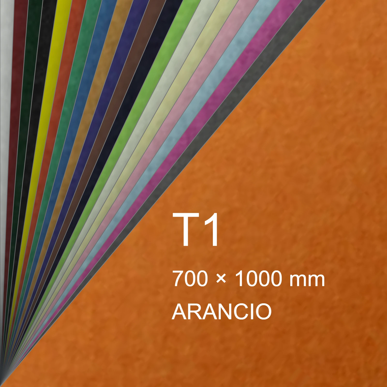 Cartoncino Favini, Prisma Color Monoruvido, 220 g/m², T1, ARANCIO 03 FAVA33E201 - immagine aggiuntiva