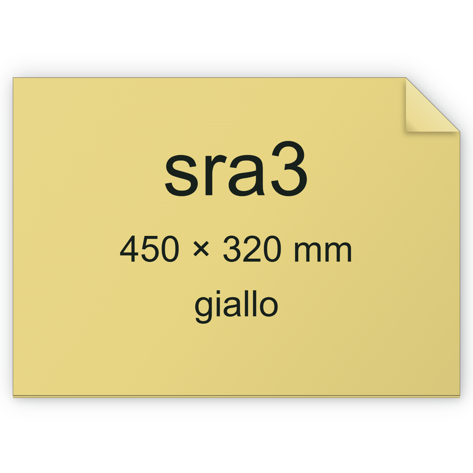 Cartoncino ManilaFormosa GIALLO, sra3, 140gr BRA528sra3