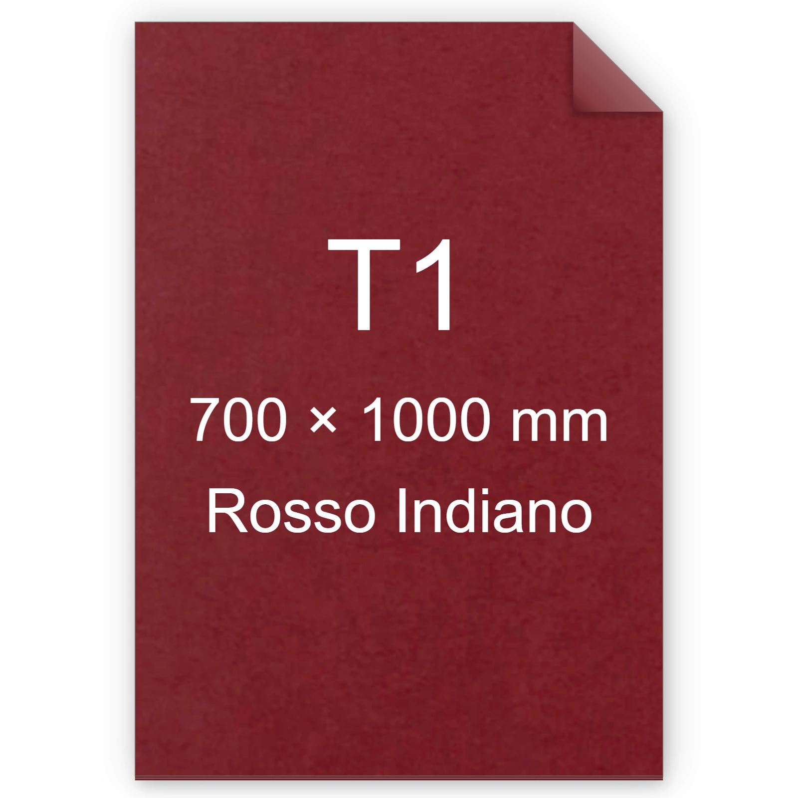 Cartoncino Favini, Burano, 140 g/m², T1, ROSSO INDIANO 69 bra853T1
