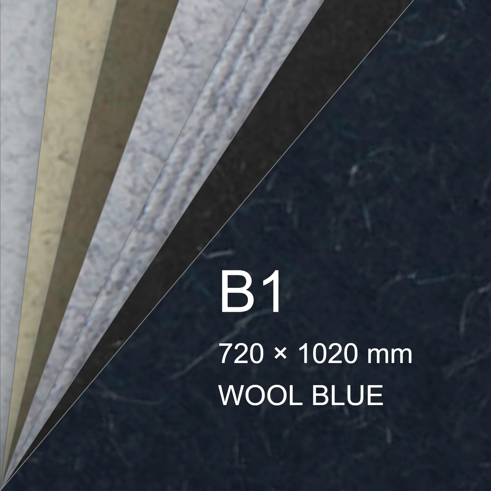 Cartoncino Favini, Refit, 250 g/m², B1, WOOL BLUE bra6741b1 - immagine aggiuntiva