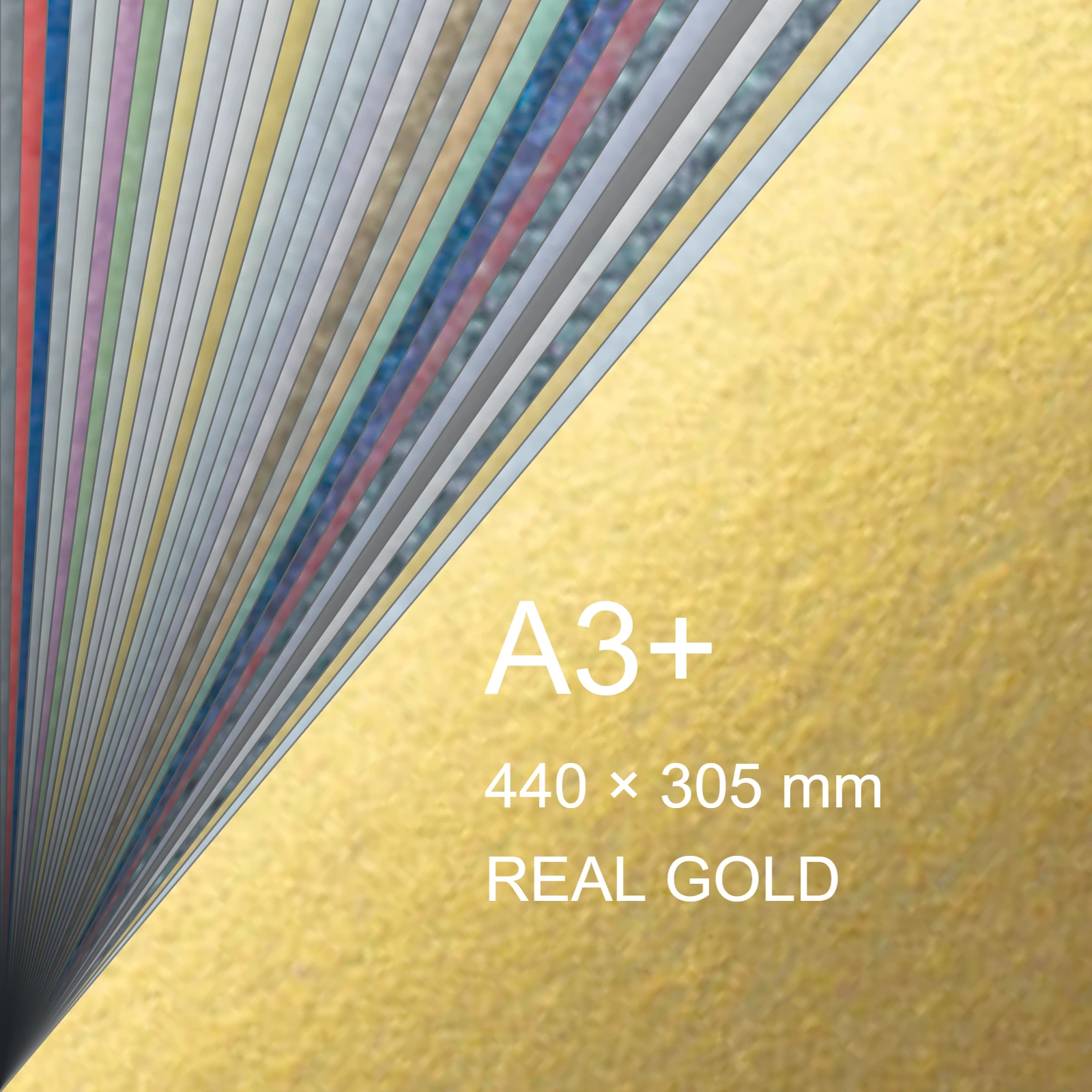 Cartoncino Favini, Majestic Luxus, 290 g/m², A3+, REAL GOLD bra632a3+ - immagine aggiuntiva