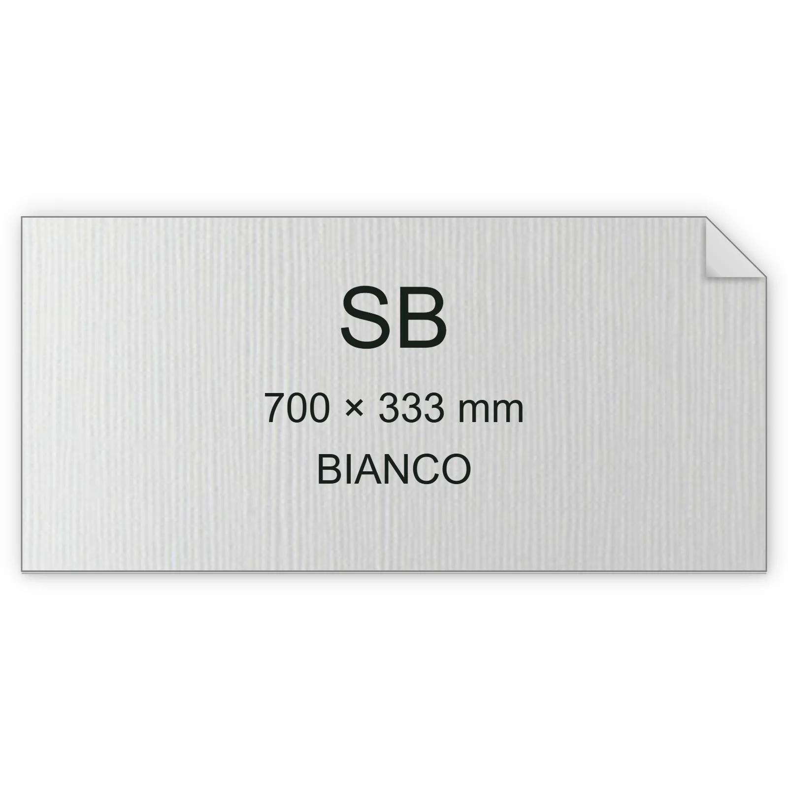 Cartoncino Favini, Bianco Flash Premium trama tela, 300 g/m², SB, BIANCO bra6803sb