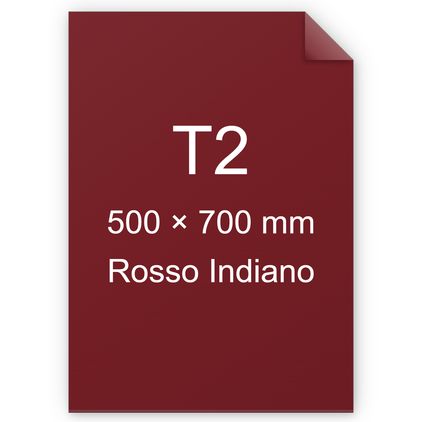 Cartoncino Favini, Burano, 200 g/m², T2, ROSSO INDIANO 69 BRA855t2