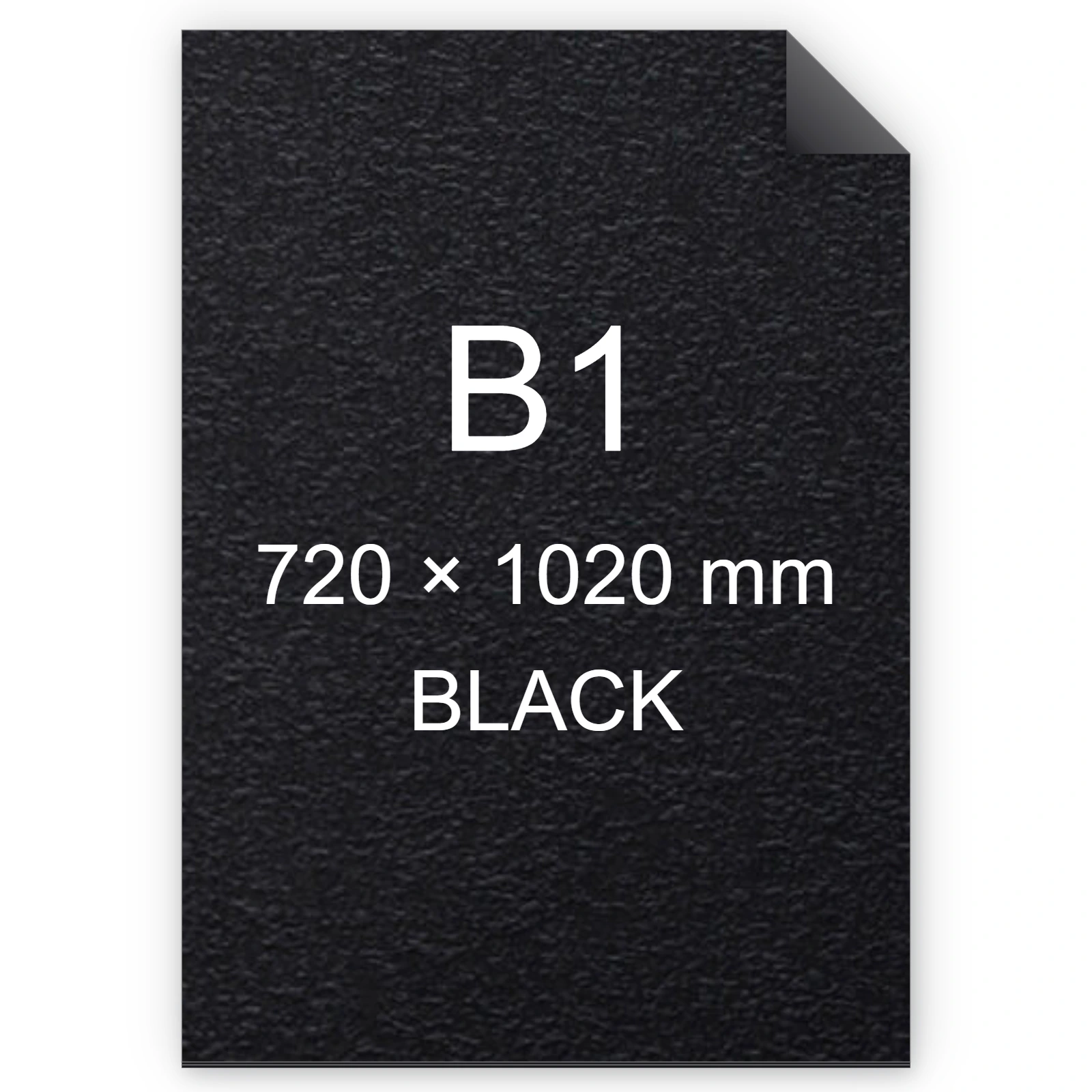 Cartoncino Favini, Tokyo, 120 g/m², B1, BLACK bra6609b1