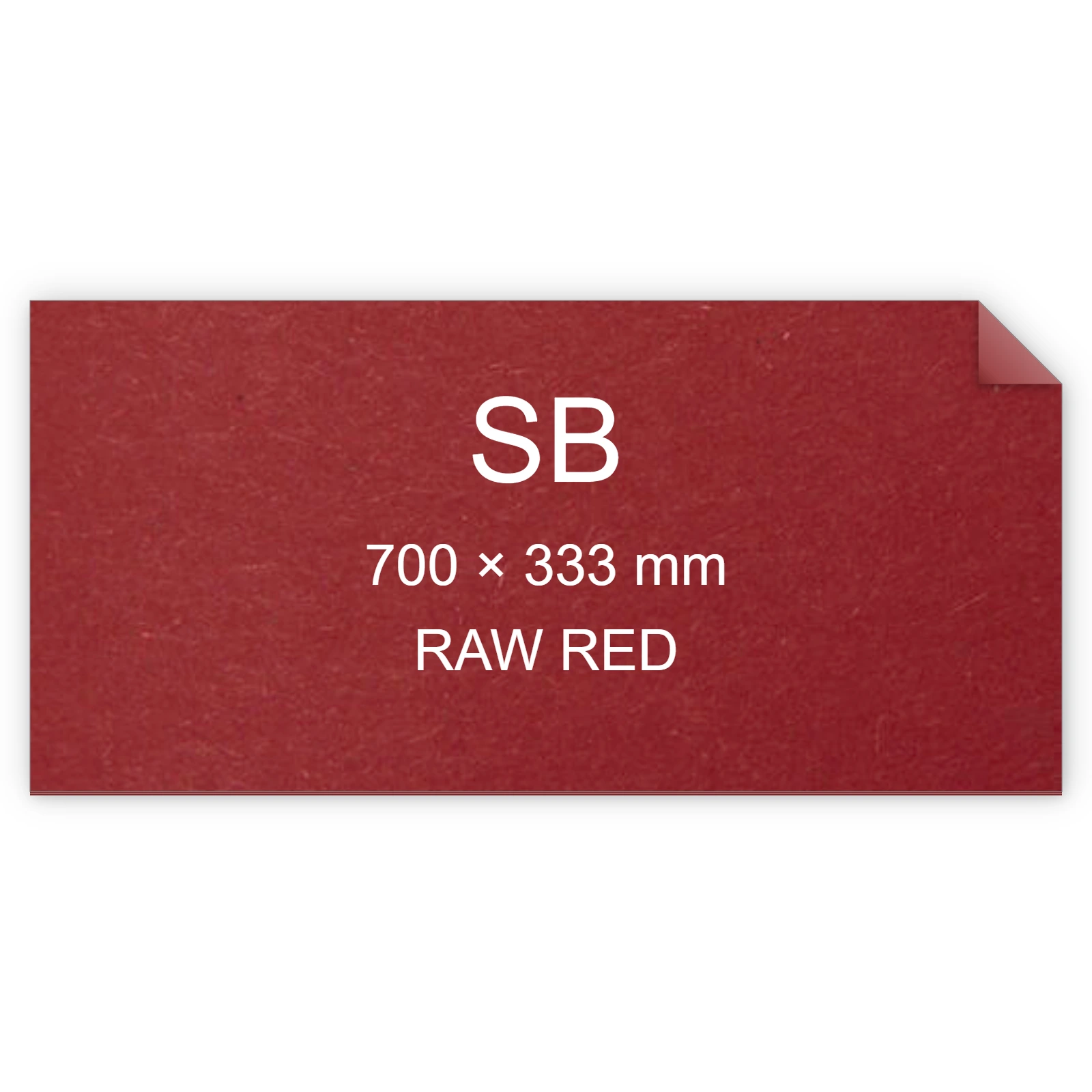 Cartoncino Favini, Shiro Echo Raw, 350 g/m², SB, RAW RED bra6671sb