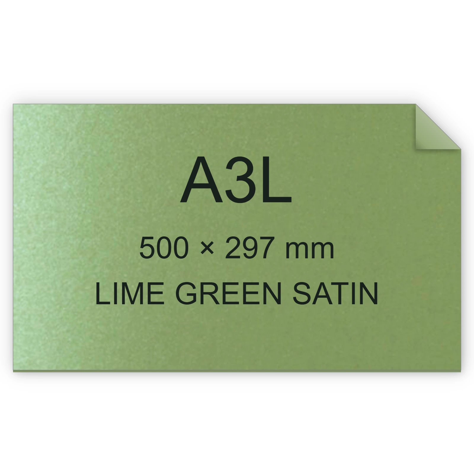 Cartoncino Favini, Majestic Satin, 290 g/m², A3L, LIME GREEN SATIN bra981a3l