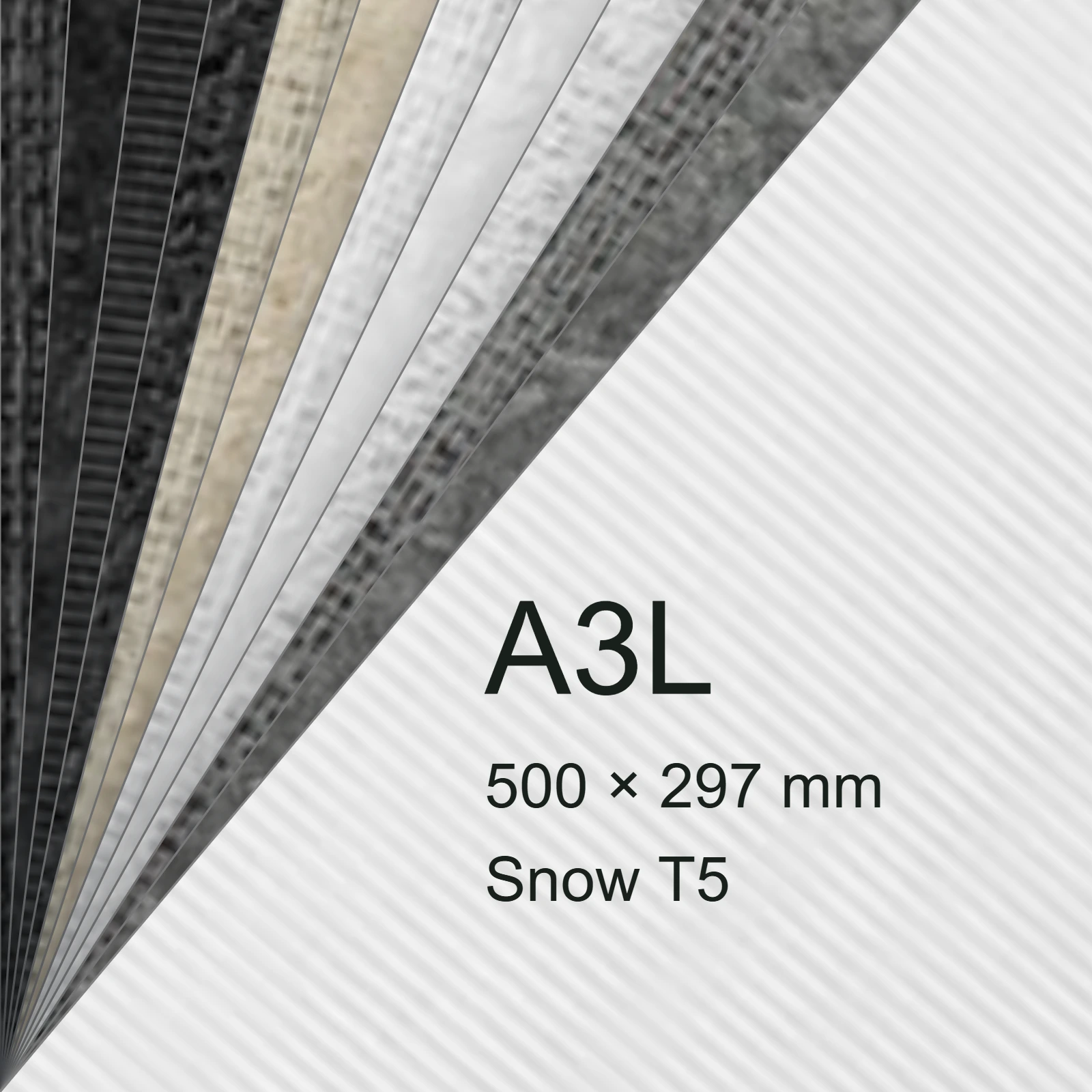 Carta Favini, Classy Covers, 115 g/m², A3L, SNOW T5 bra6641a3l - immagine aggiuntiva
