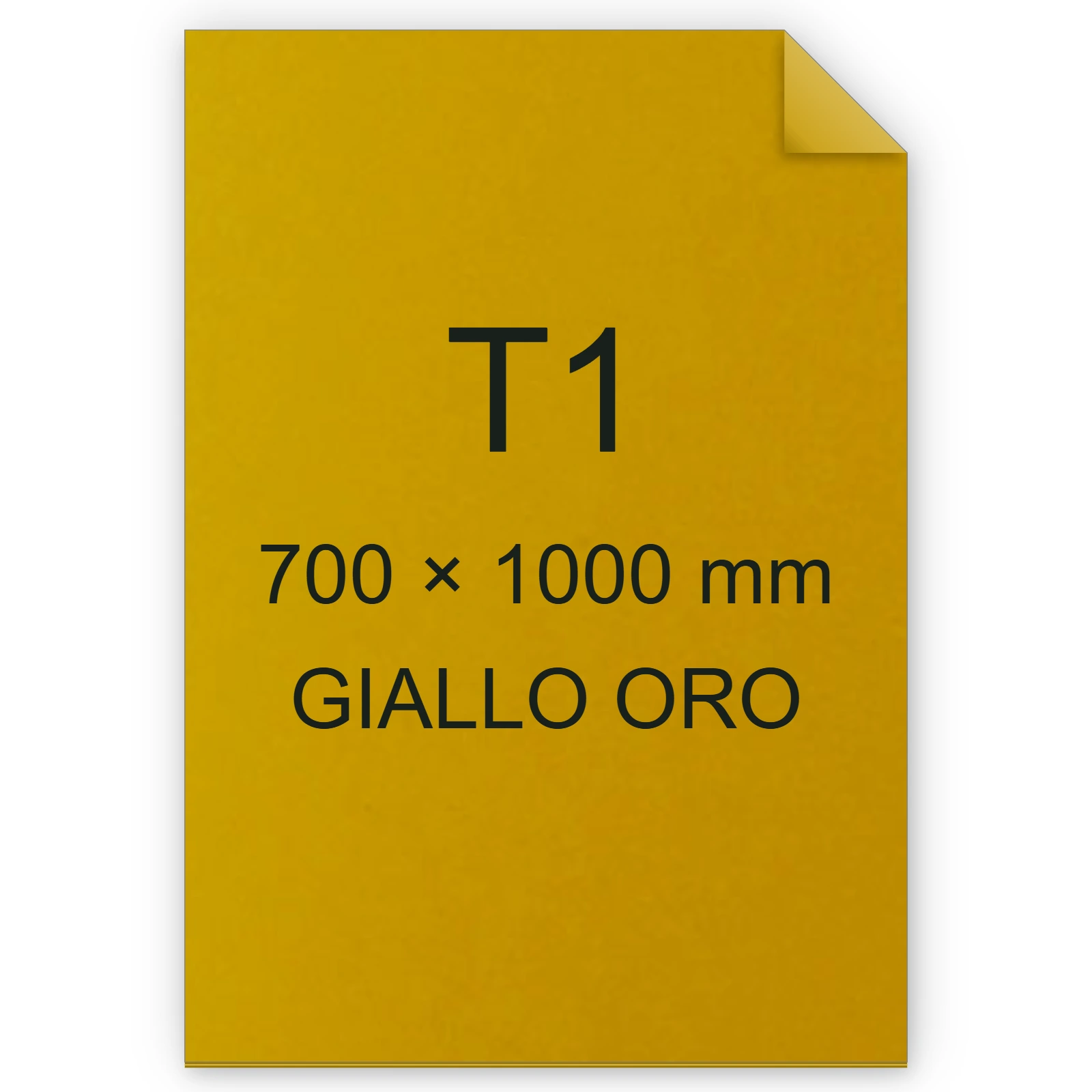 Cartoncino Favini, Bristol Color, 200 g/m², T1, GIALLO ORO 52 FAVA35H301