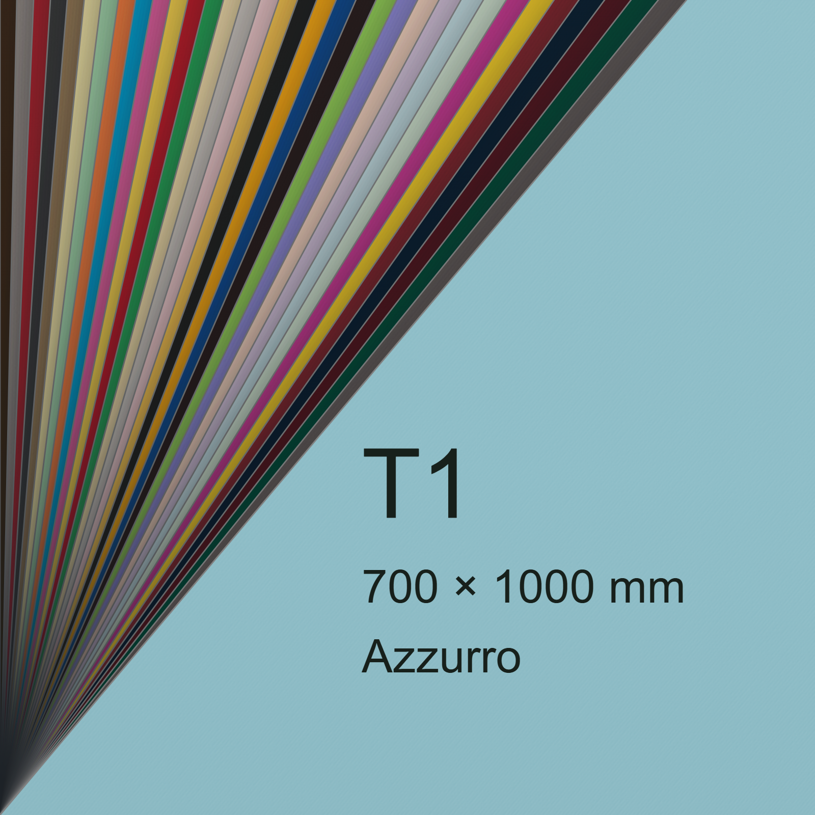 Cartoncino Favini, Burano, 140 g/m², T1, AZZURRO 08 bra545T1 - immagine aggiuntiva