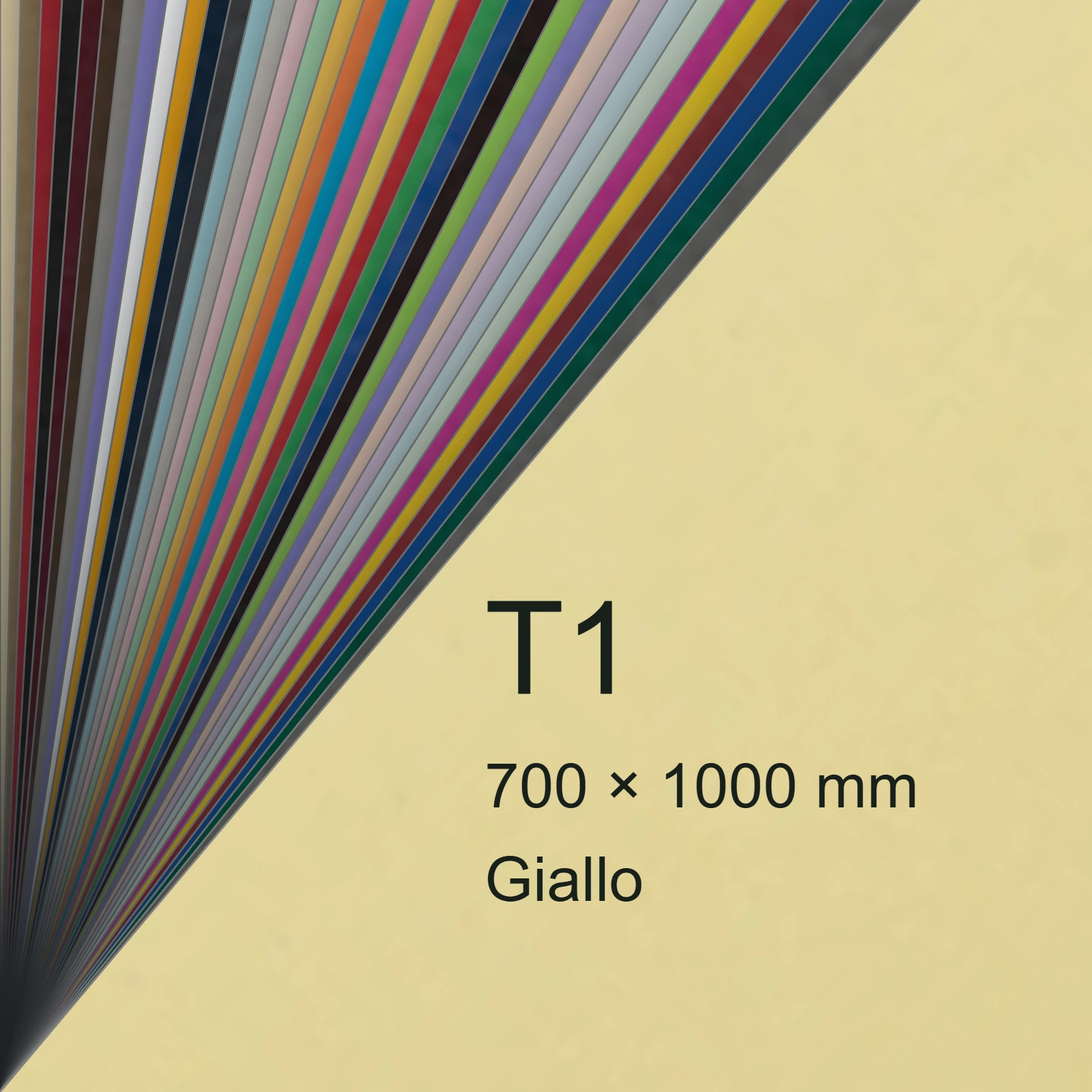 Cartoncino Favini, Burano, 120 g/m², T1, GIALLO 07 bra794T1 - immagine aggiuntiva