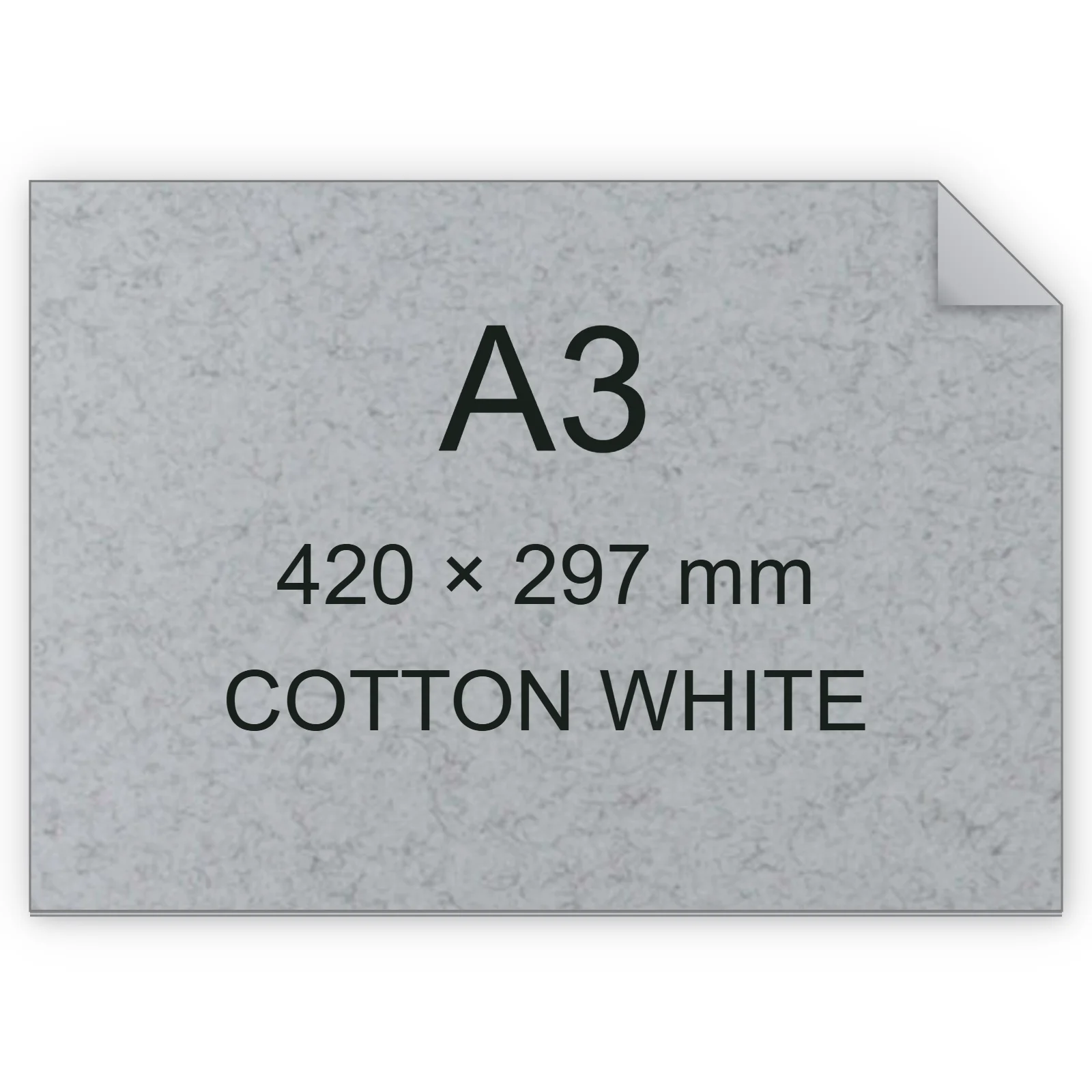 Cartoncino Favini, Refit, 250 g/m², A3, COTTON WHITE bra6728a3