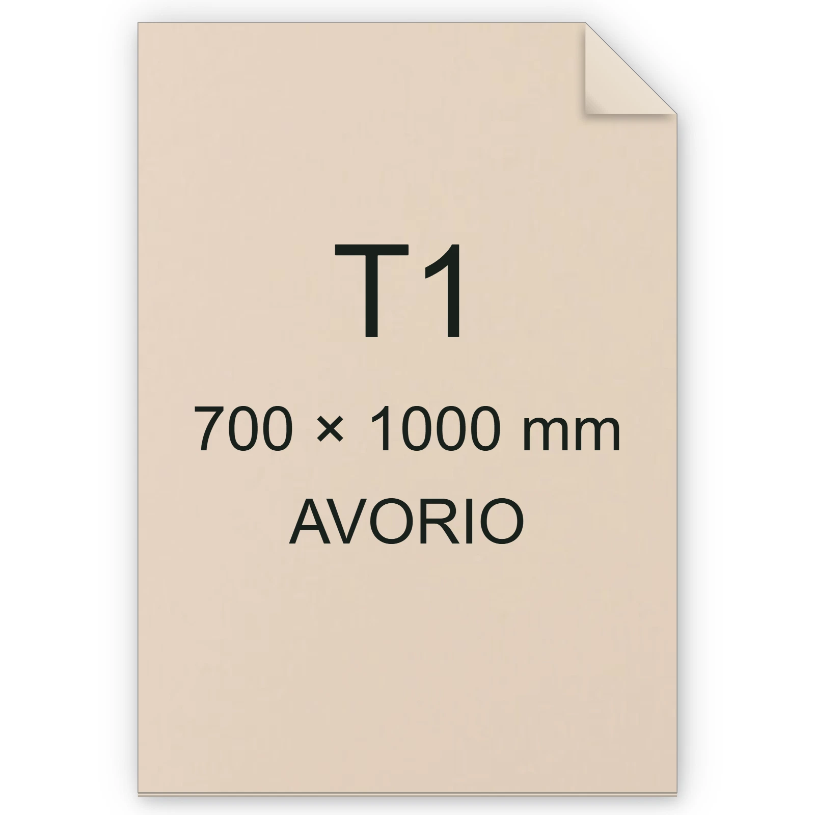 Cartoncino Favini, Bindakote Monolucido Pastello, 250 g/m², T1, AVORIO 02 bra919T1