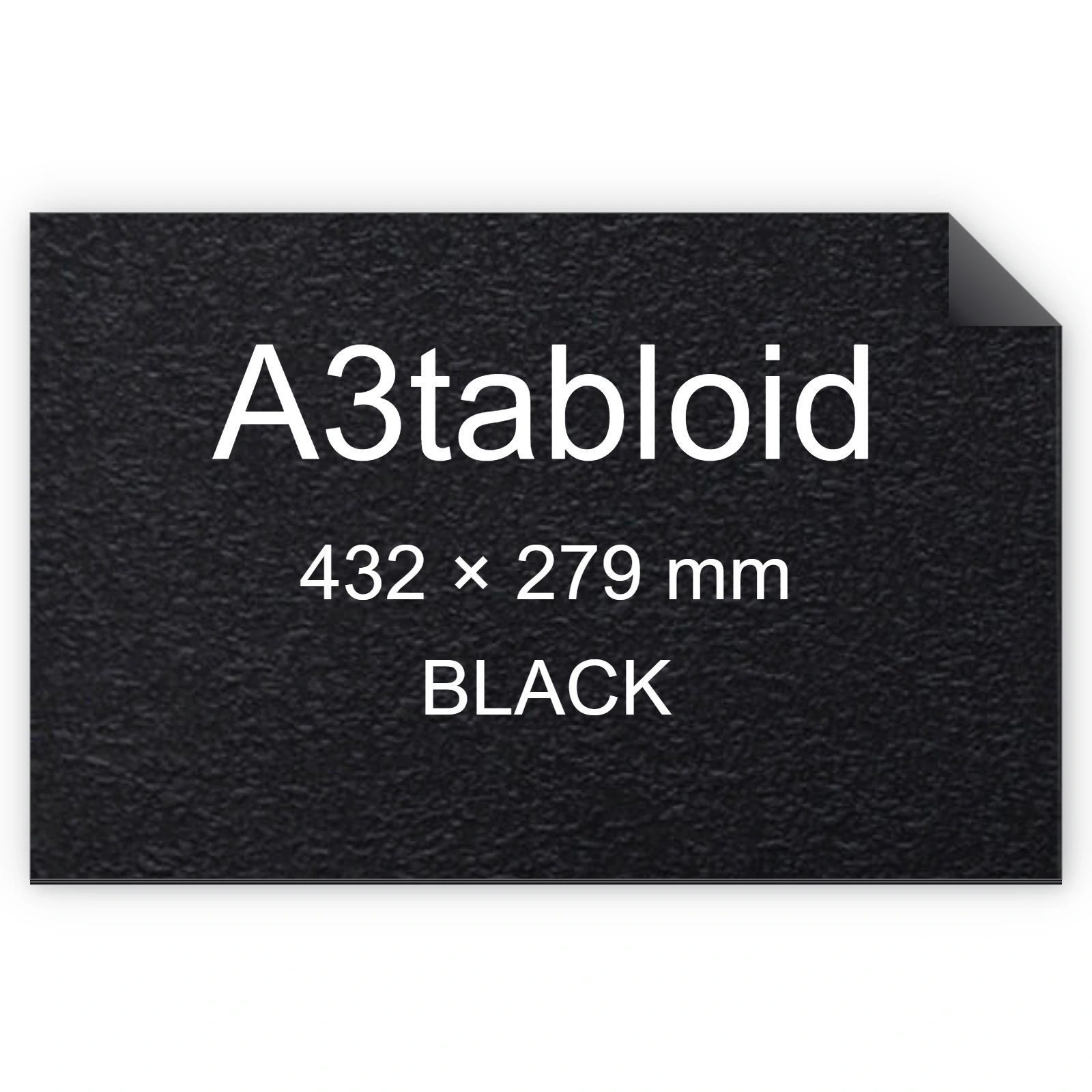 Cartoncino Favini, Tokyo, 120 g/m², A3tabloid, BLACK bra6609a3tabloid