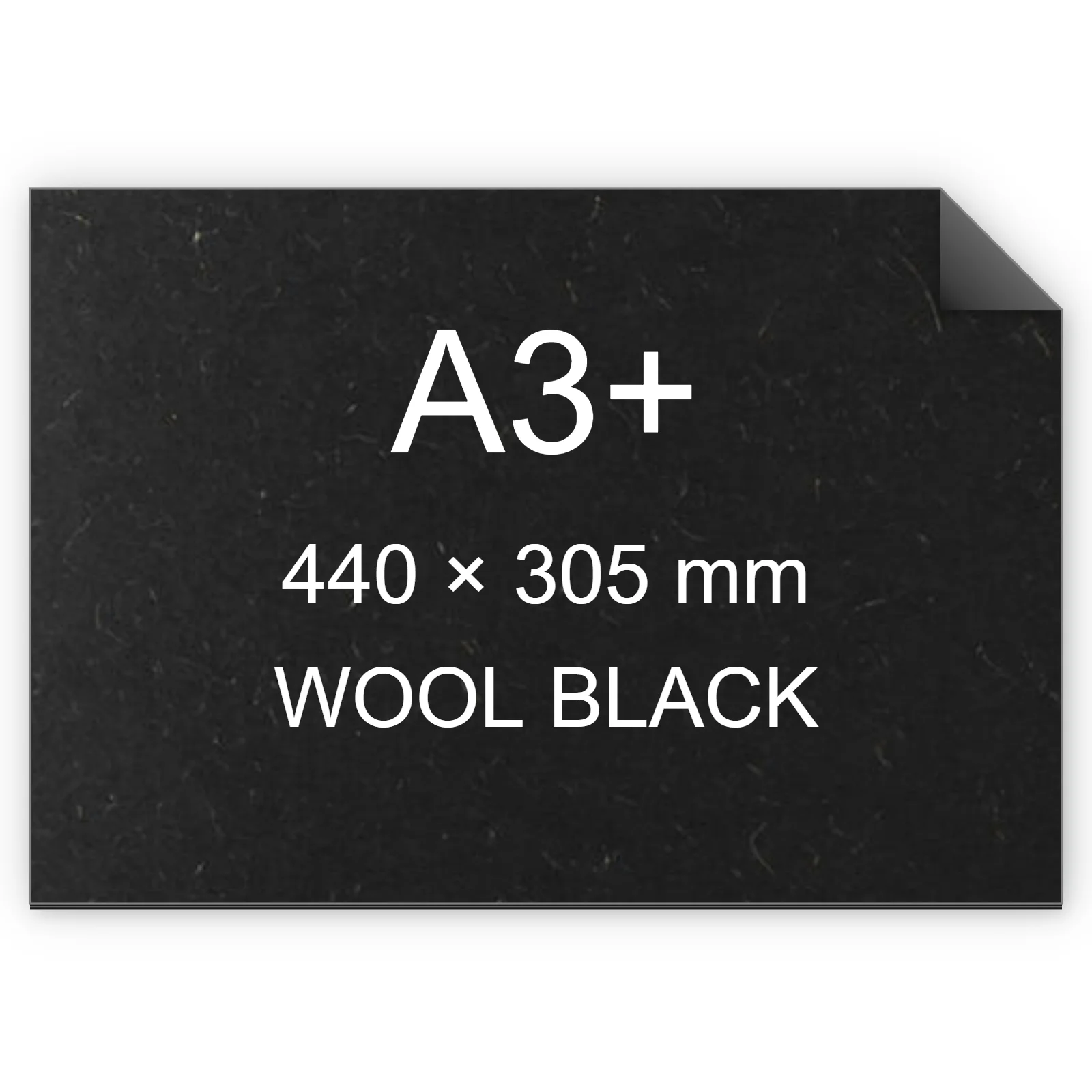 Cartoncino Favini, Refit, 250 g/m², A3+, WOOL BLACK bra6744a3+