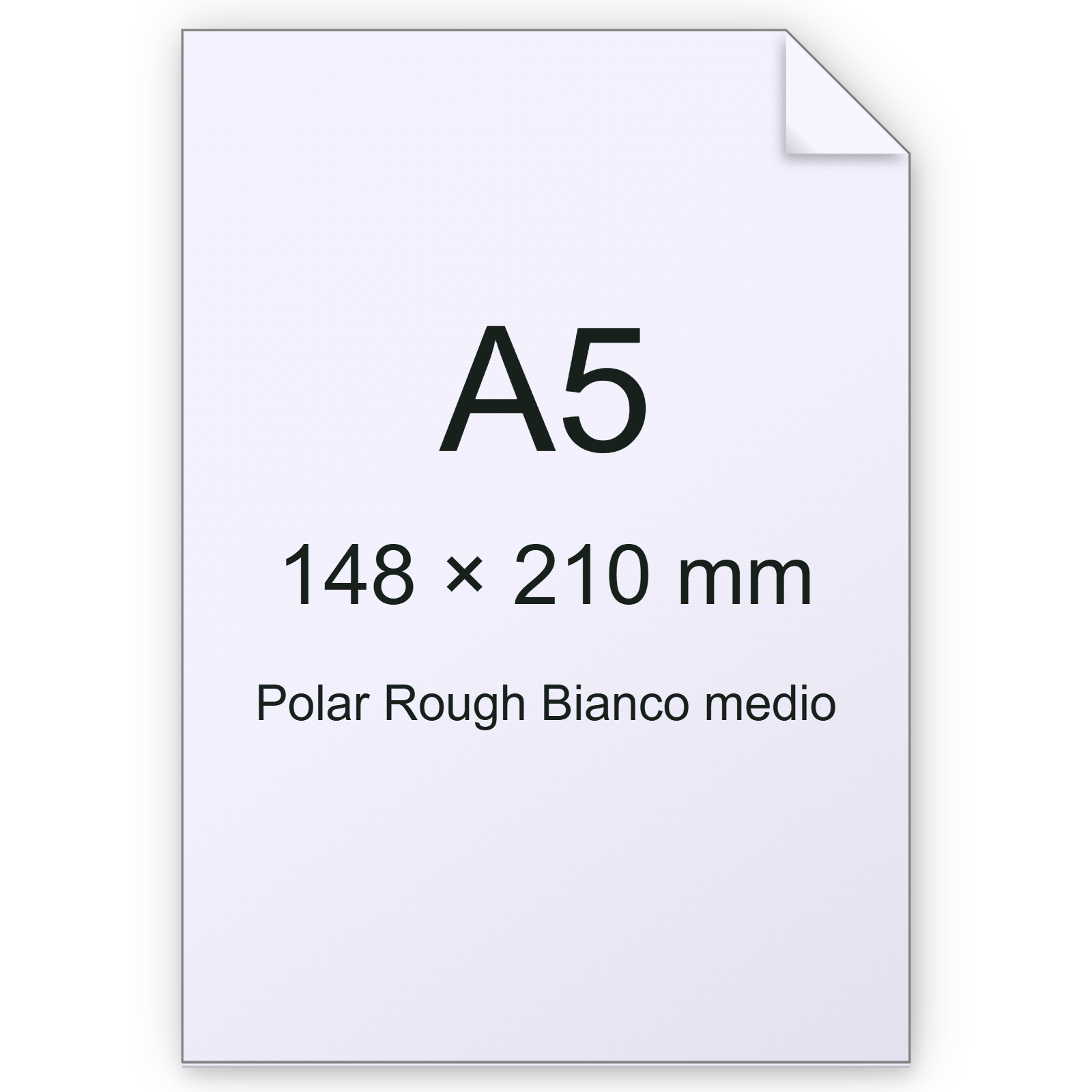 Carta Polar Rough, Munken, Bianco, 100gr, a5 bra2574a5