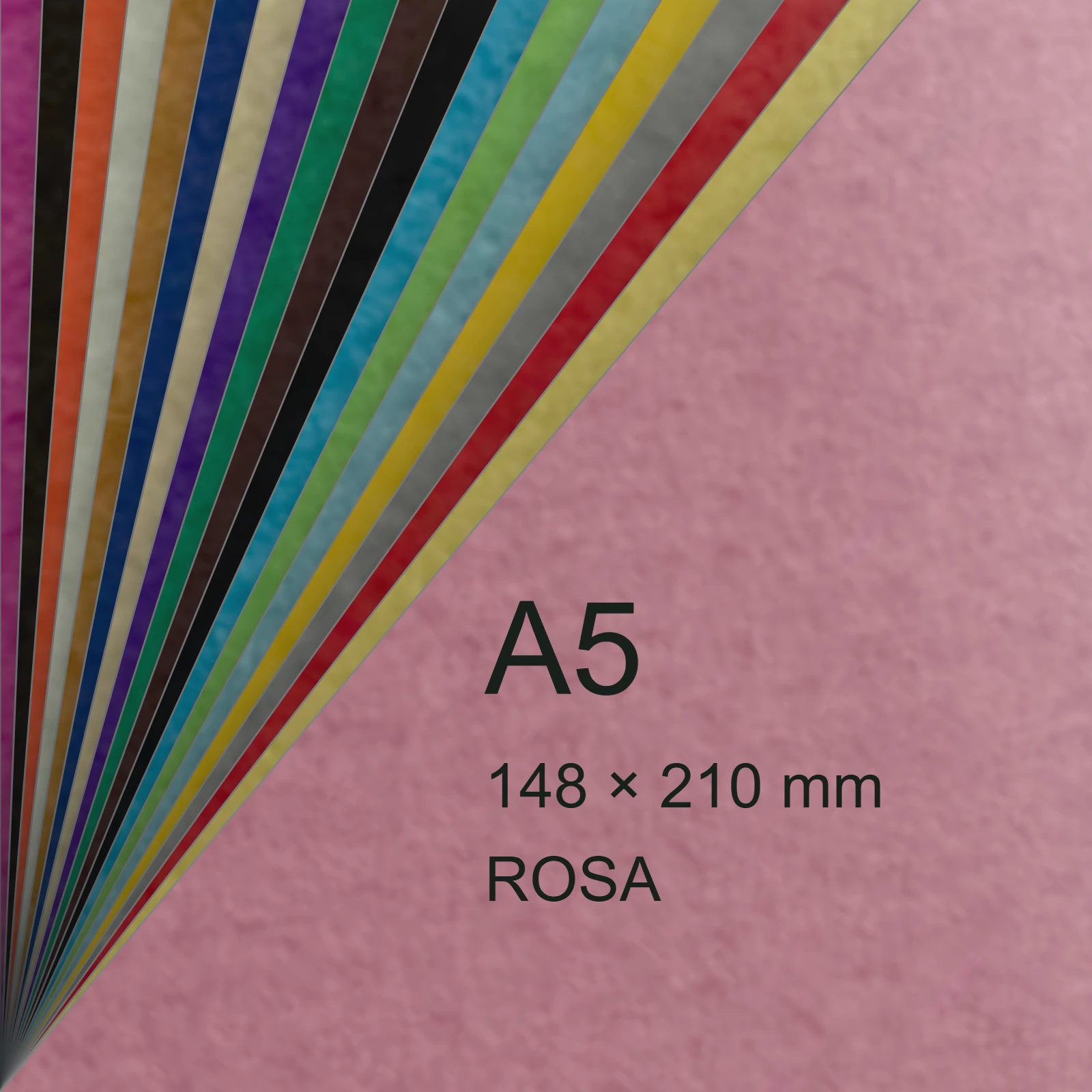 Cartoncino Favini, Prisma Plastificato, 250 g/m², A5, ROSA bra1328A5 - immagine aggiuntiva