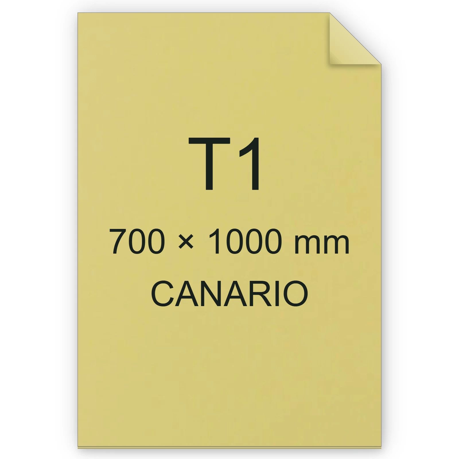 Cartoncino Favini, Bindakote Monolucido Pastello, 250 g/m², T1, CANARIO 03 bra918T1