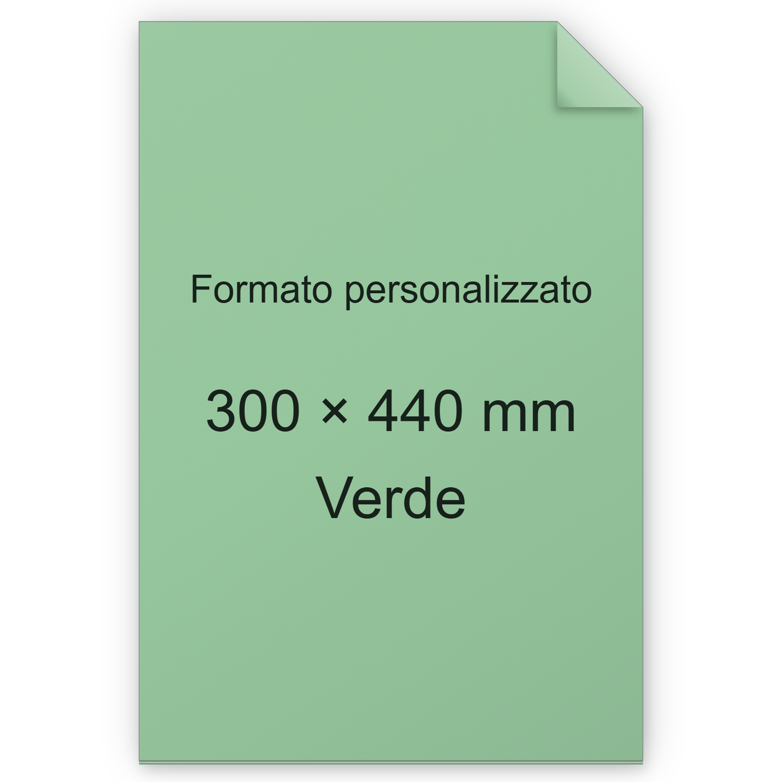 Cartoncino Favini, Burano, 120 g/m², 300x440 mm, VERDE 09 bra798A3+