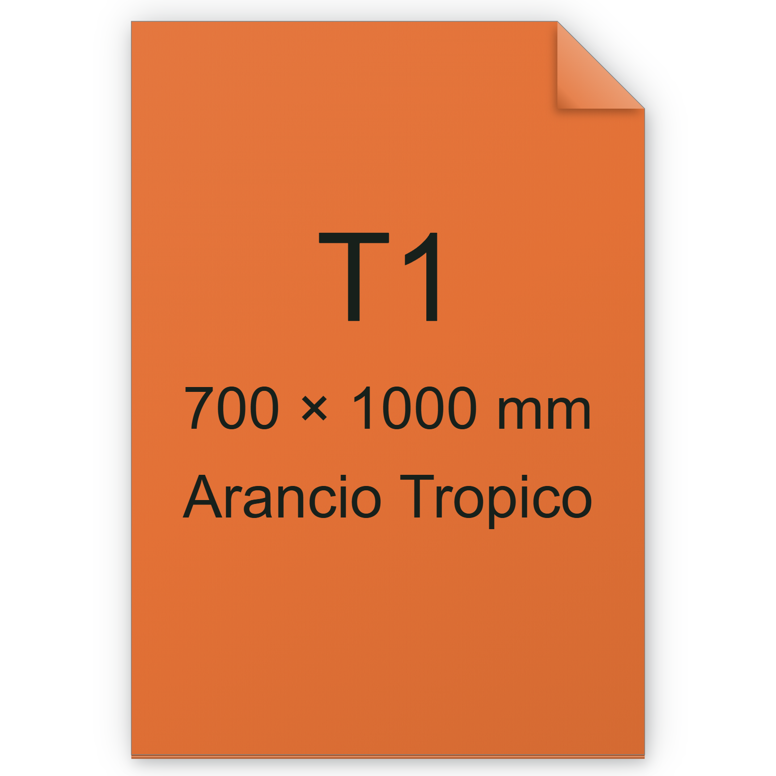 Cartoncino Favini, Burano, 200 g/m², T1, ARANCIO TROPICO 56 BRA576t1