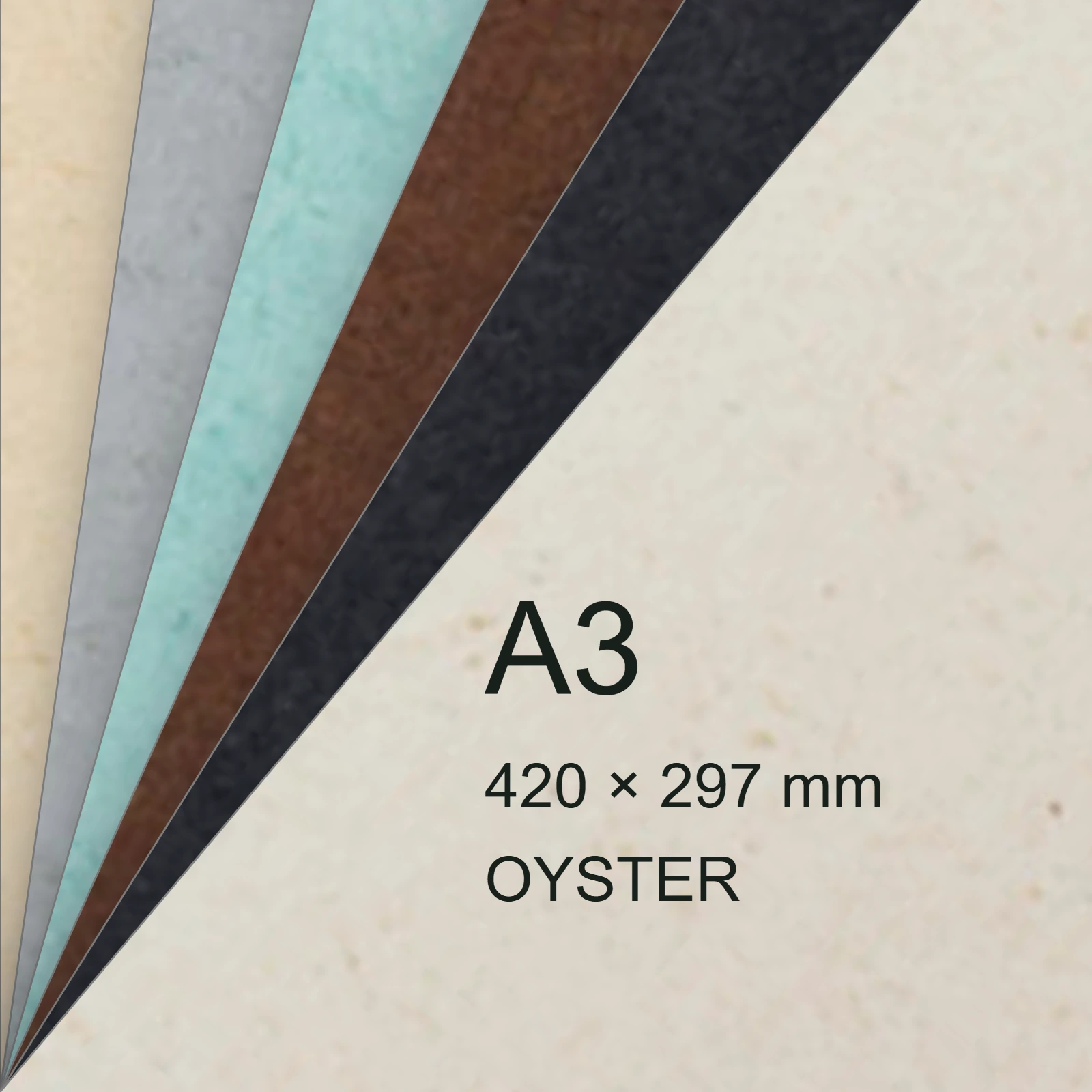 Cartoncino Favini, Remake, 120 g/m², A3, OYSTER bra6551a3 - immagine aggiuntiva