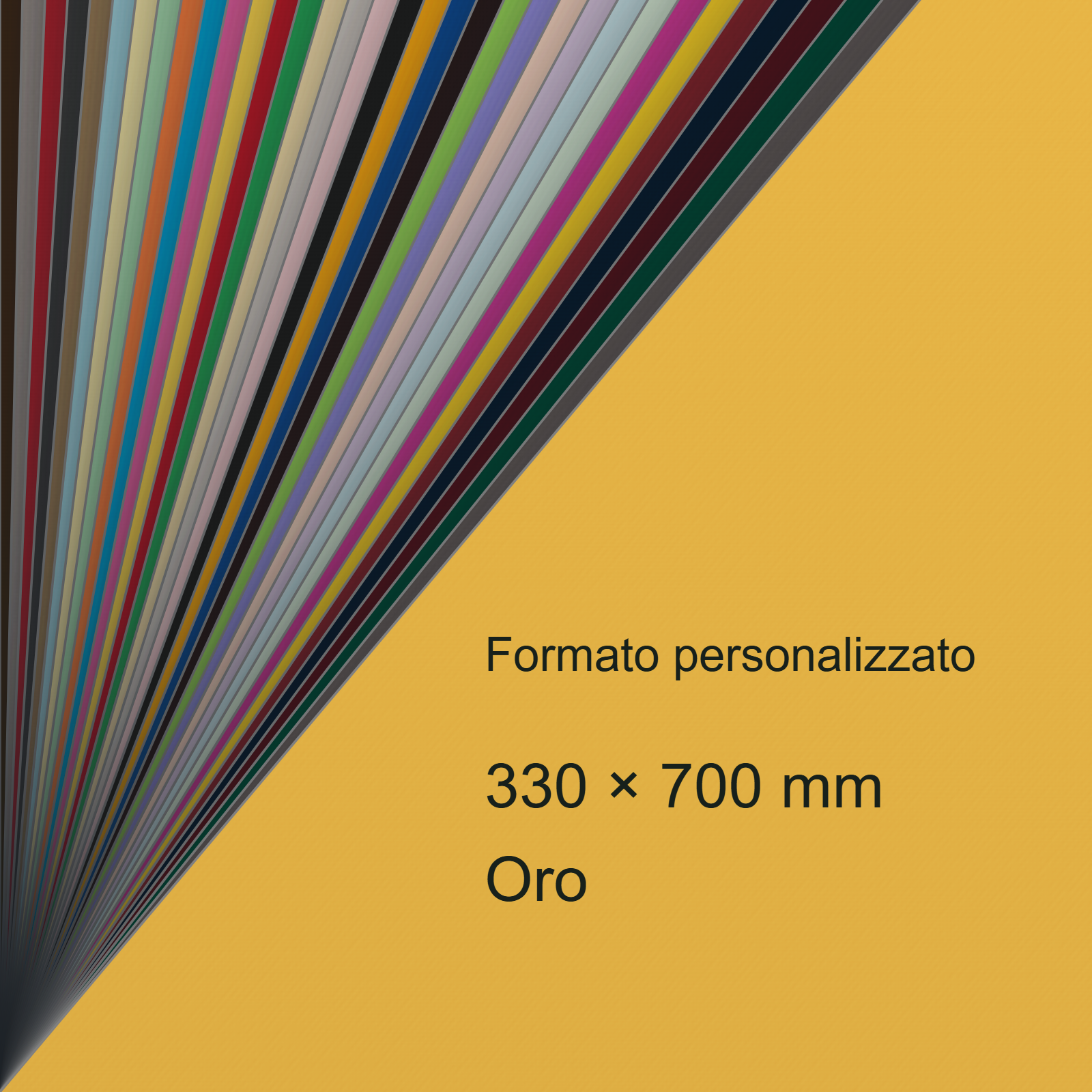 Cartoncino Favini, Burano, 140 g/m², 330x700 mm, ORO 11 bra566SB - immagine aggiuntiva