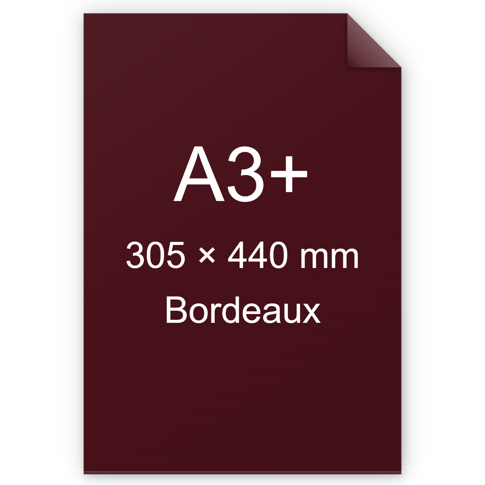 Cartoncino Favini, Burano, 200 g/m², A3+, BORDEAUX 76 BRA1777a3+