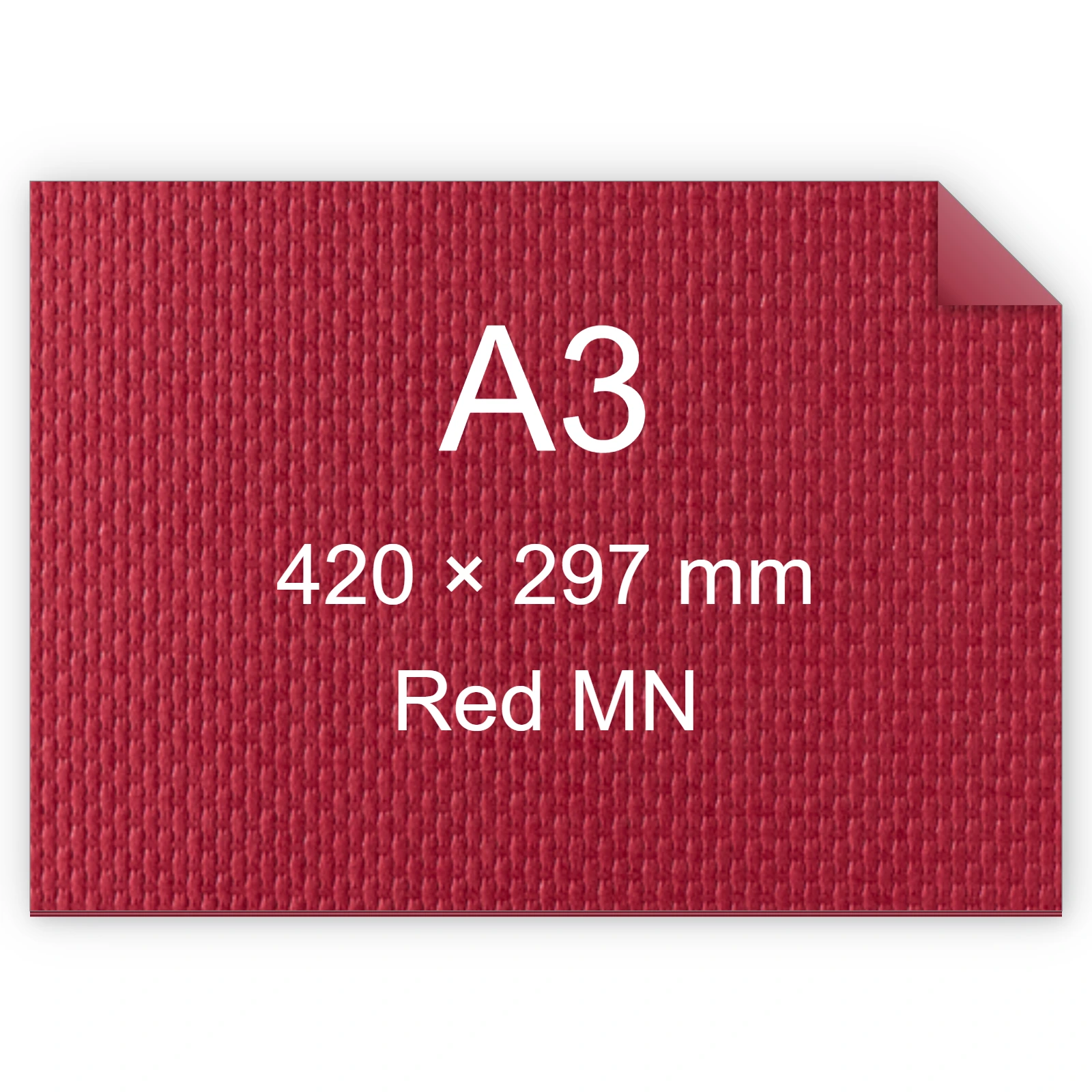 Cartoncino Favini, Classy Covers, 120 g/m², A3, RED MN bra6618a3