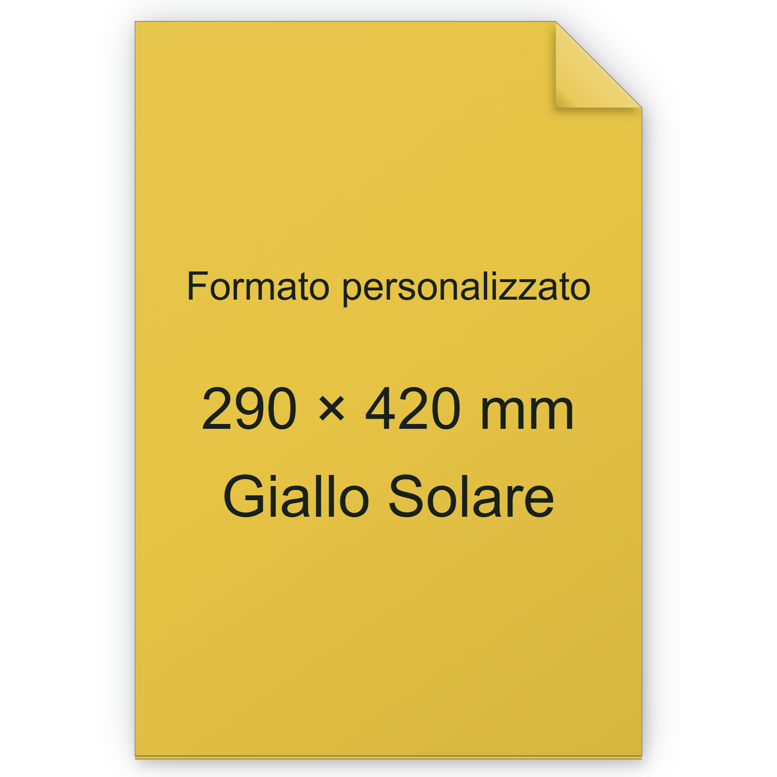 Cartoncino Favini, Burano, 140 g/m², 290x420 mm, GIALLO SOLARE 53 bra587A3