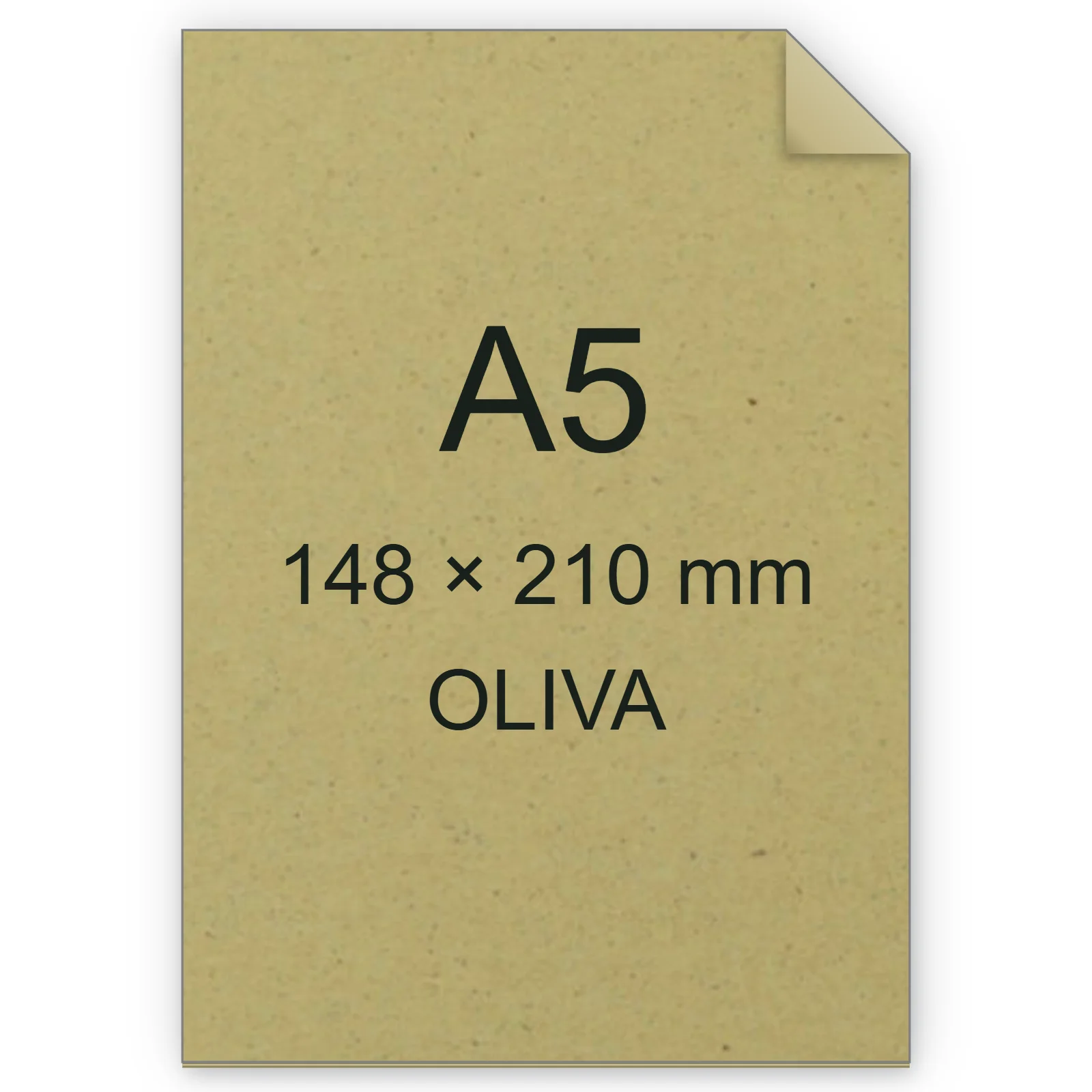 Cartoncino Favini, Crush, 350 g/m², A5, OLIVA bra6703a5