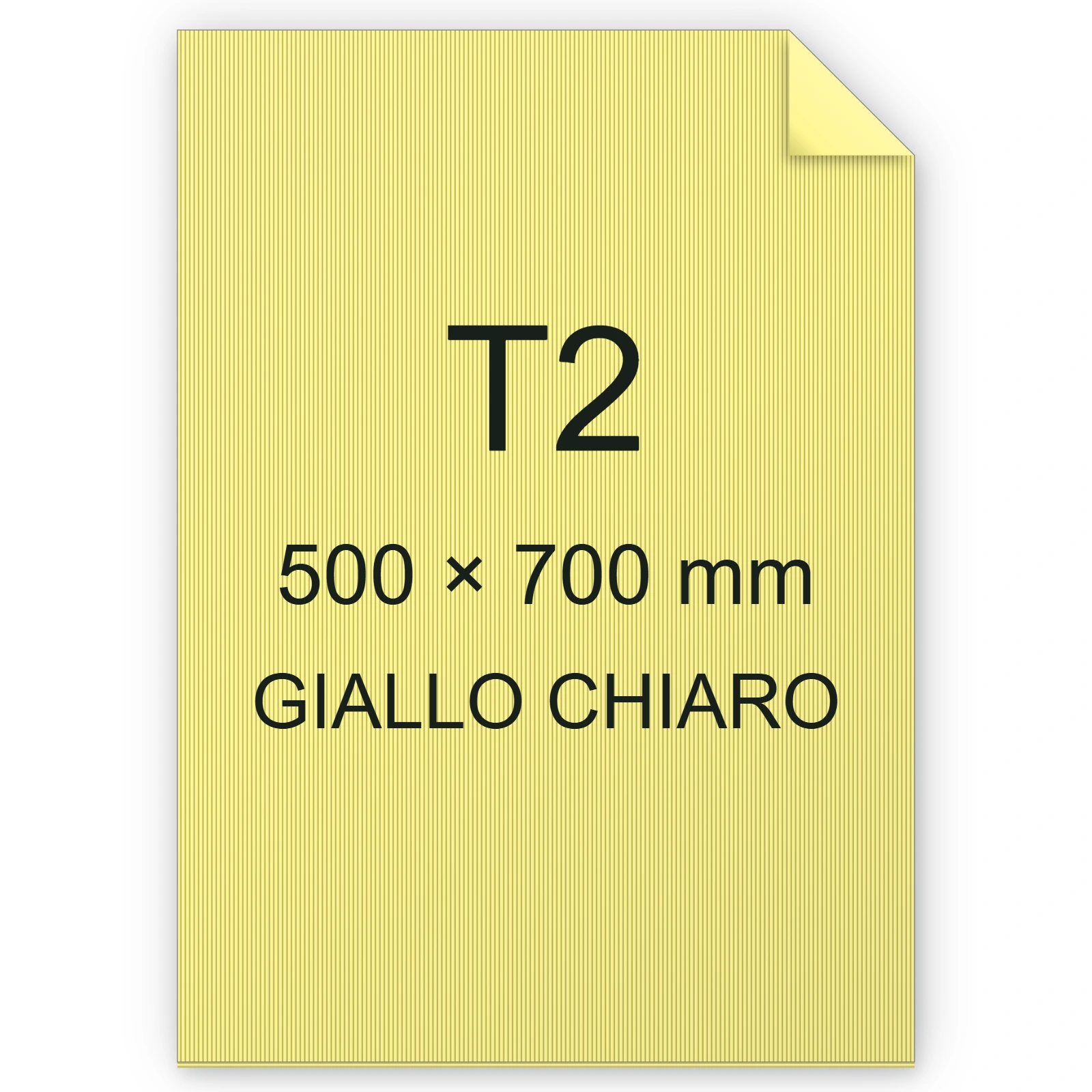 Cartoncino Favini, Sigillo Ondulato, 275 g/m², T2, GIALLO CHIARO FAVA352041