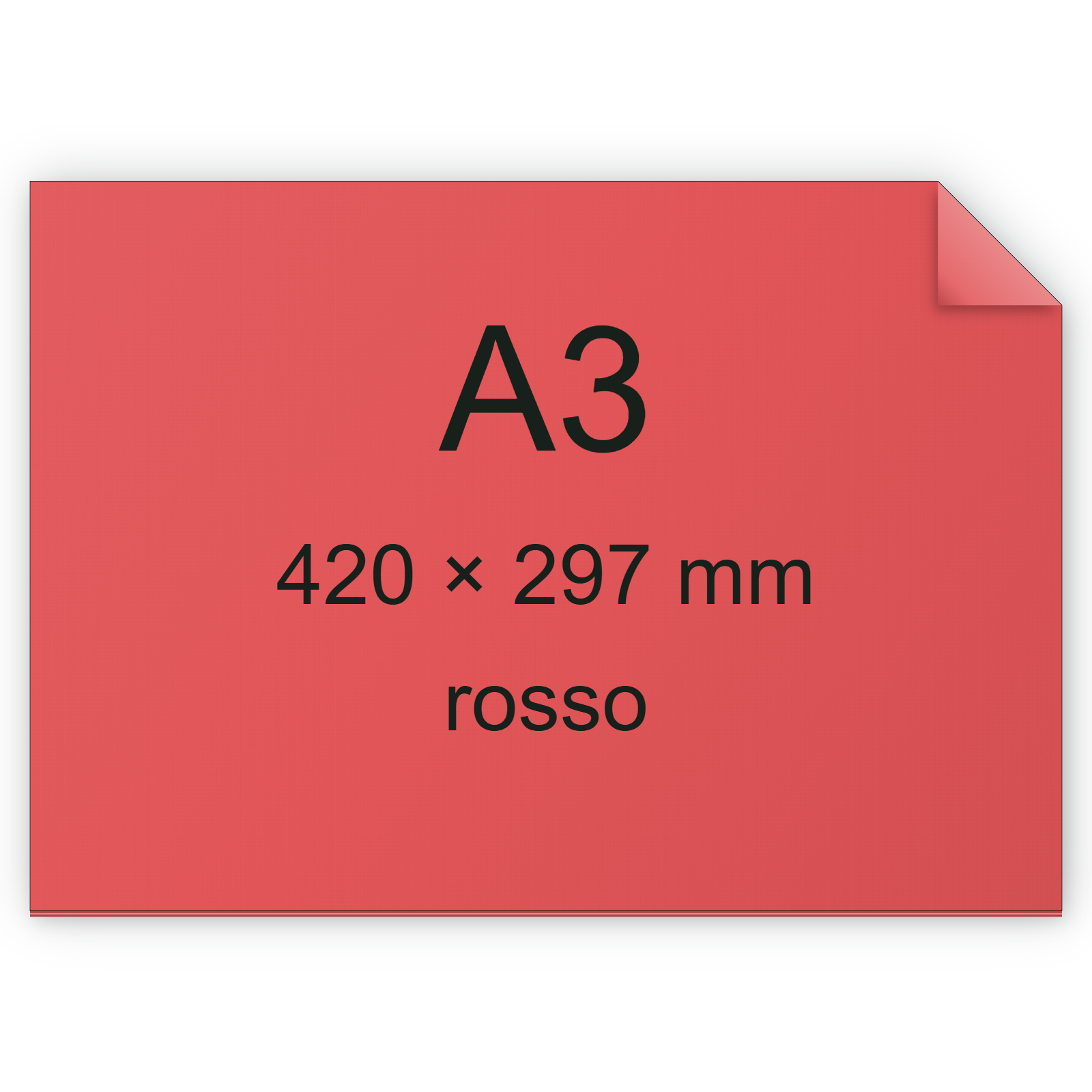 Cartoncino ManilaFormosa ROSSO, a3, 140gr BRA536a3