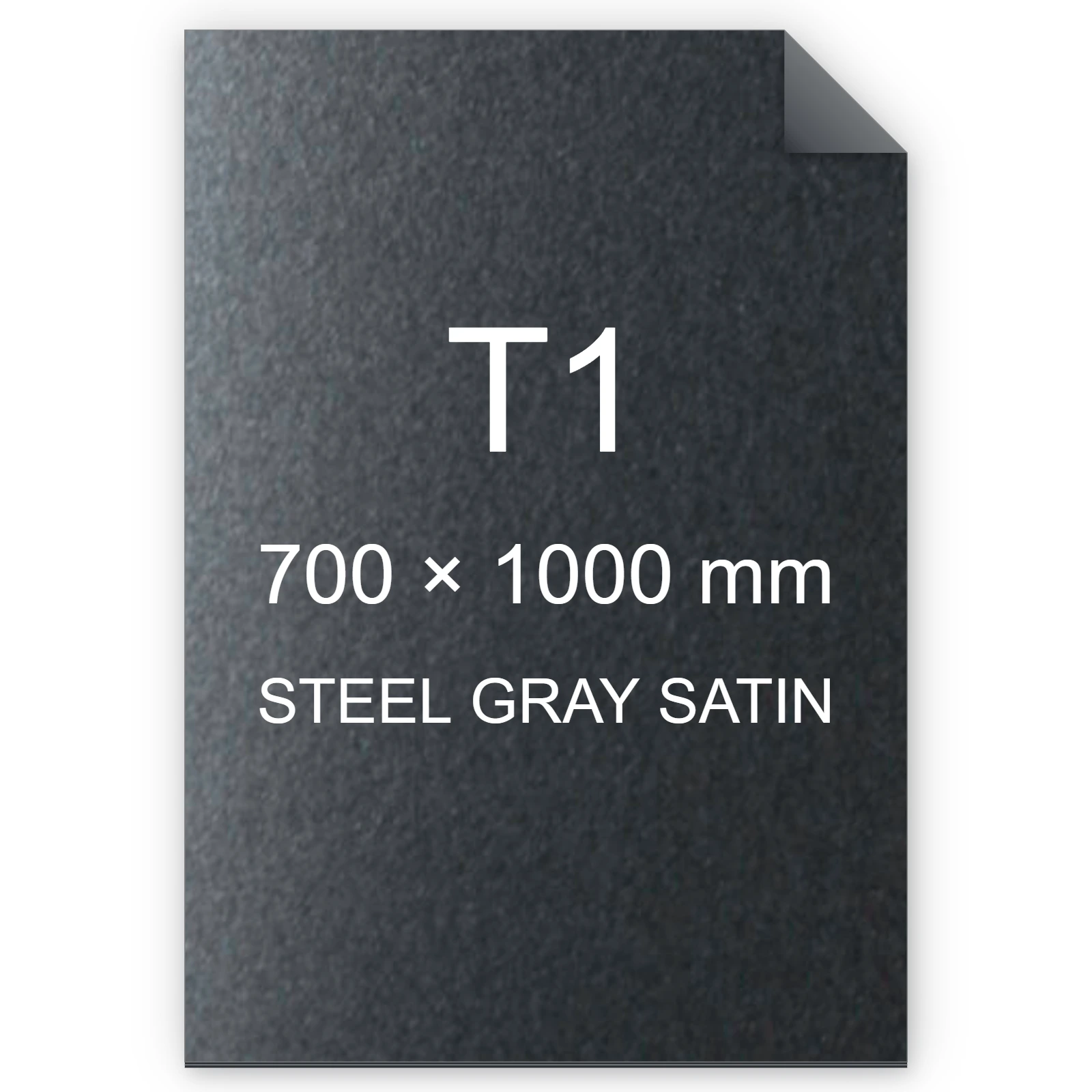 Cartoncino Favini, Majestic Satin, 290 g/m², T1, STEEL GRAY SATIN bra1003t1