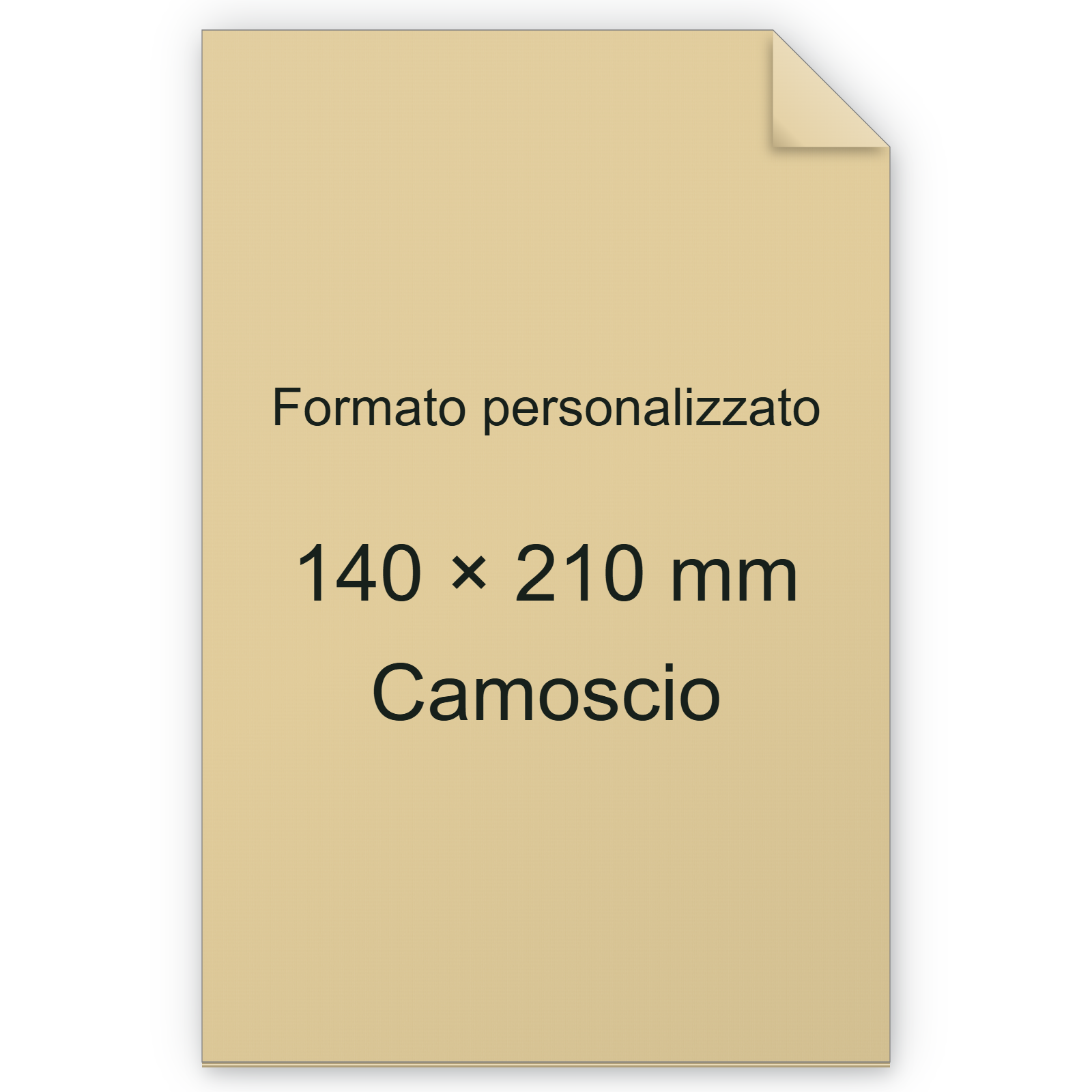 Cartoncino Favini, Burano, 120 g/m², 140x210 mm, CAMOSCIO 02 bra792A5