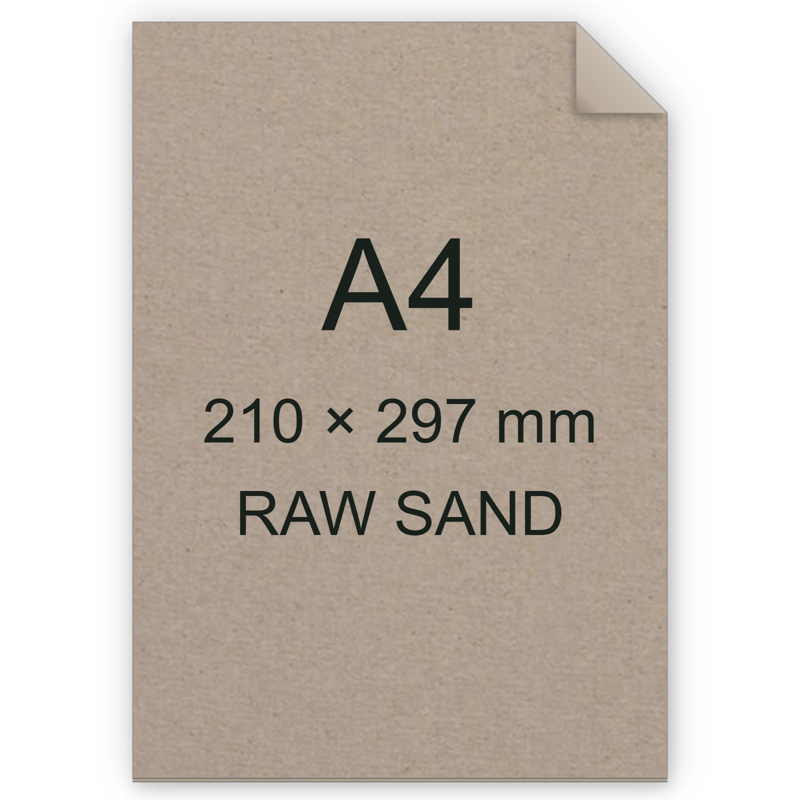 Cartoncino Favini, Shiro Echo Raw, 250 g/m², A4, RAW SAND bra6661