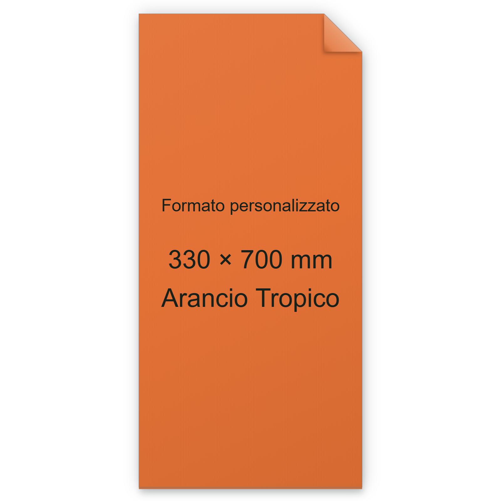 Cartoncino Favini, Burano, 140 g/m², 330x700 mm, ARANCIO TROPICO 56 bra575SB