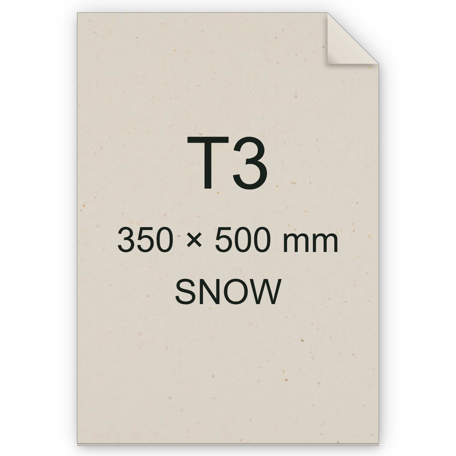 Cartoncino Favini, Sparto, 350 g/m², T3, SNOW bra6555t3