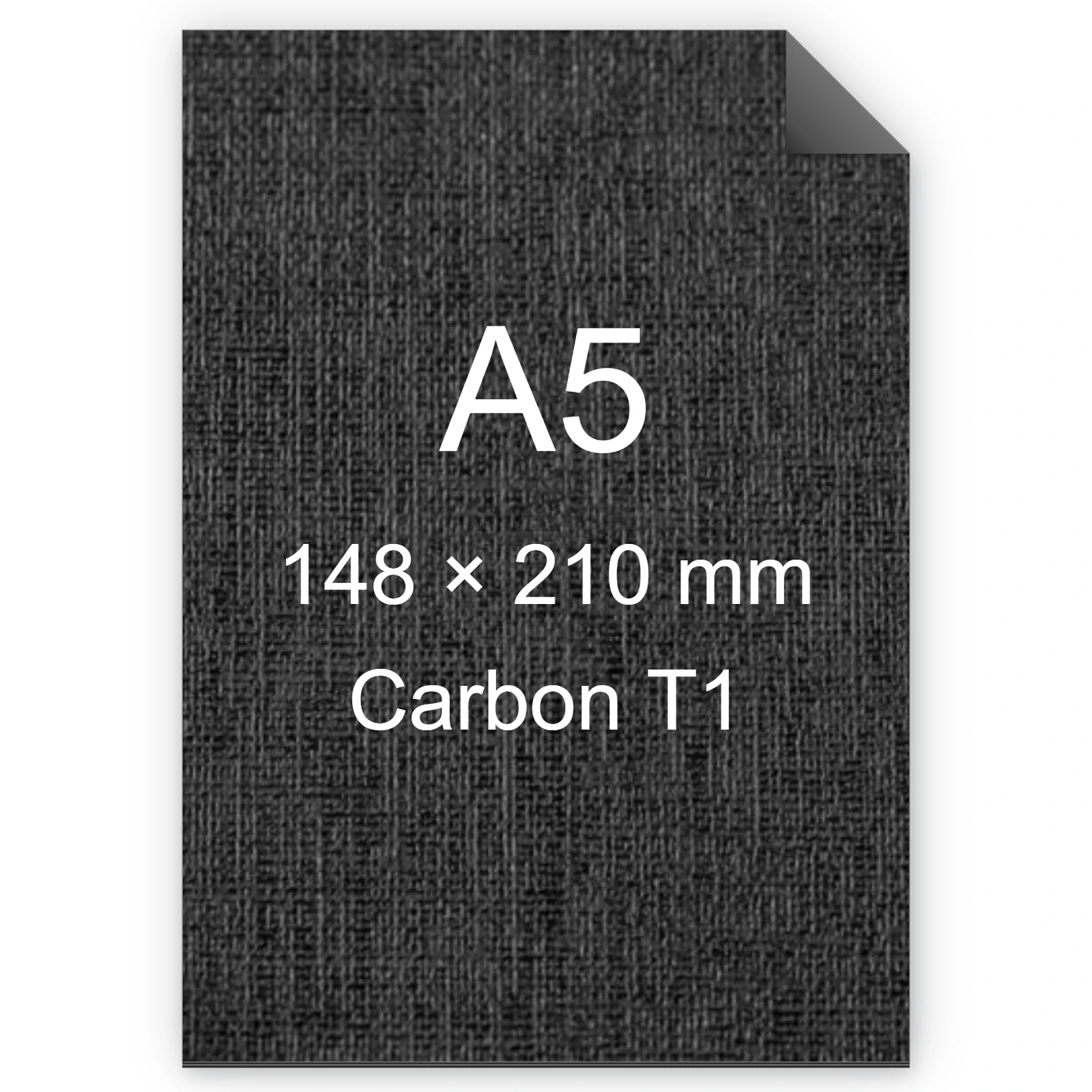 Carta Favini, Classy Covers, 115 g/m², A5, CARBON T1 bra6647a5