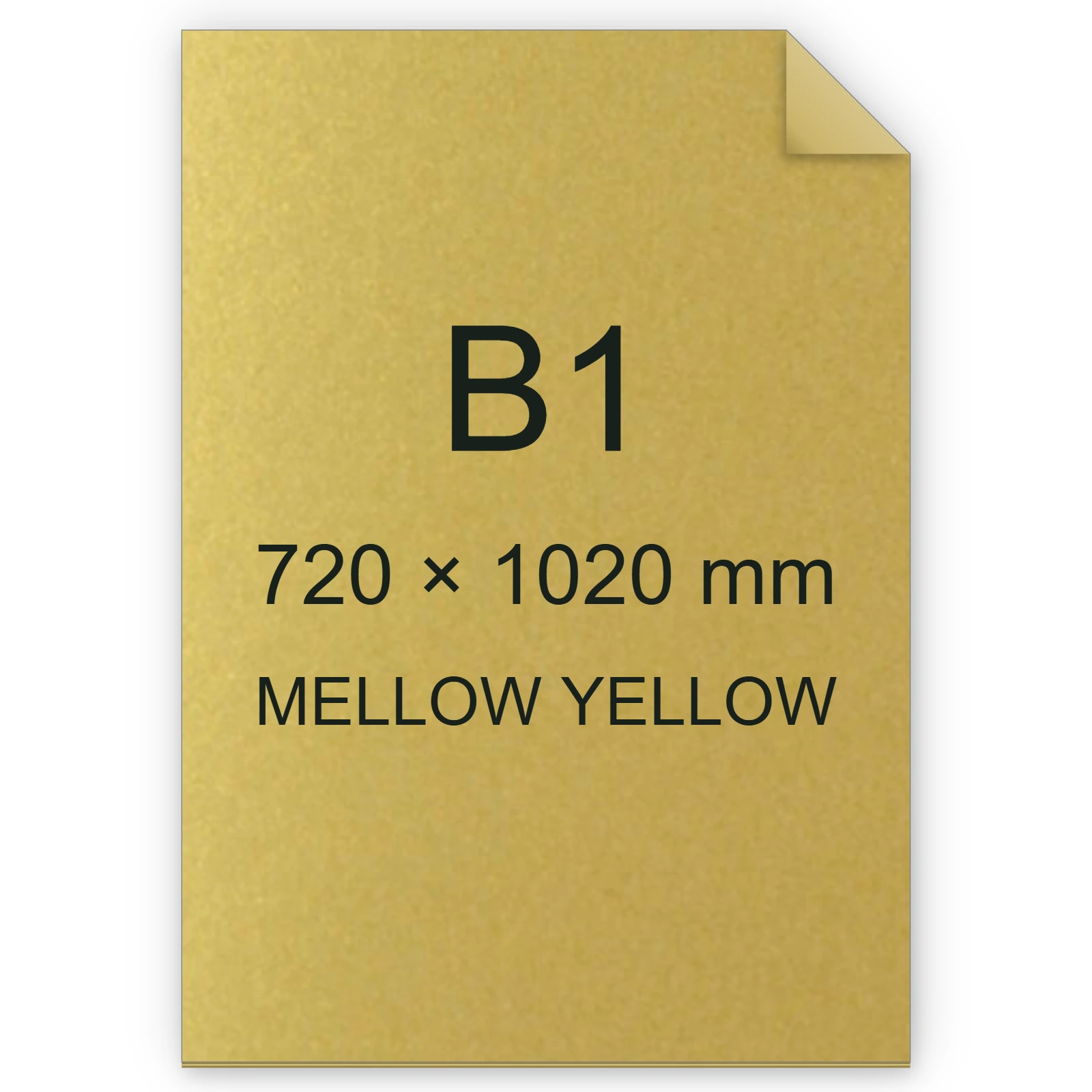 Cartoncino Favini, Majestic Classic, 290 g/m², B1, MELLOW YELLOW bra751b1