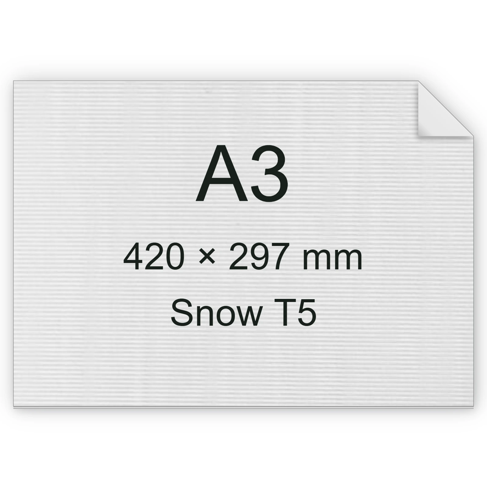 Carta Favini, Classy Covers, 115 g/m², A3, SNOW T5 bra6641a3