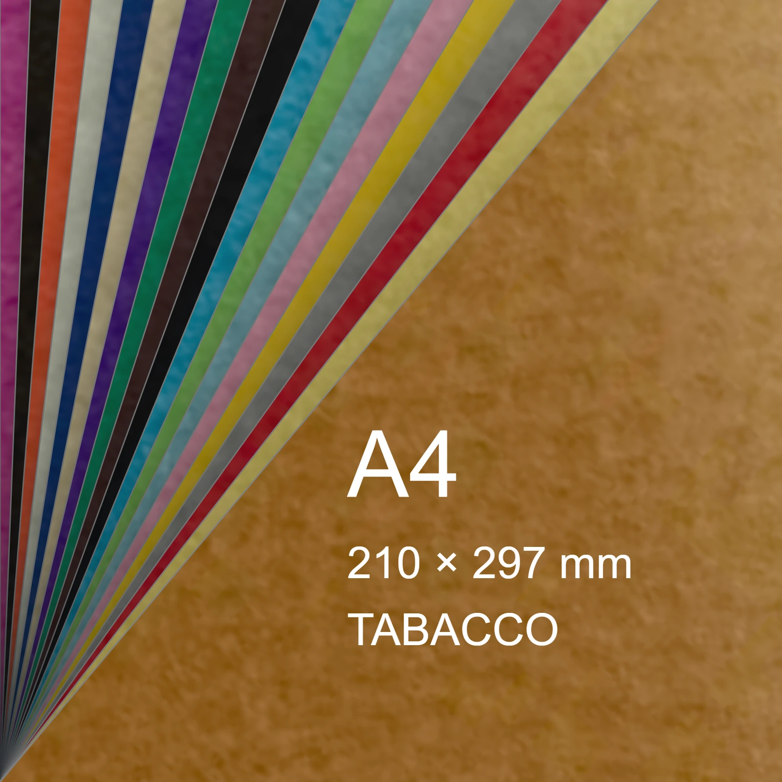 Cartoncino Favini, Prisma Plastificato, 250 g/m², A4, TABACCO bra1317 - immagine aggiuntiva