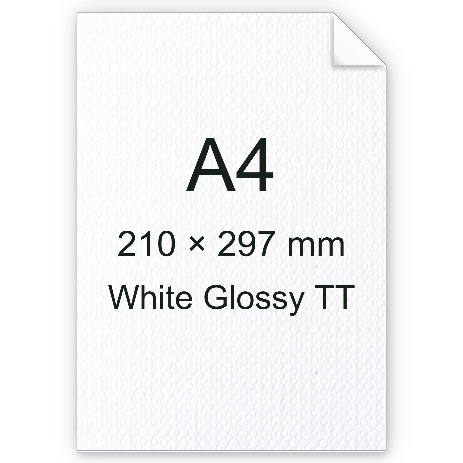 Cartoncino Favini, Classy Covers, 125 g/m², A4, WHITE GLOSSY TT bra6635