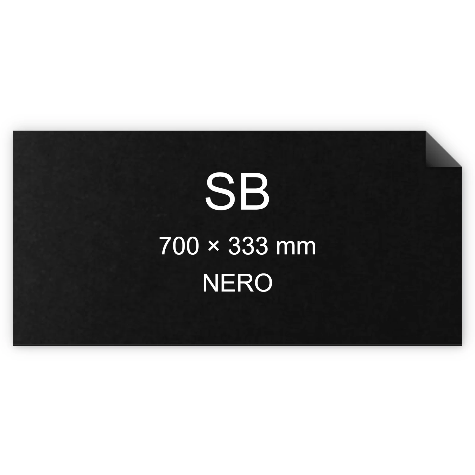 Cartoncino Favini, Sumo (3 mm), 2150 g/m², SB, NERO BRA93SB