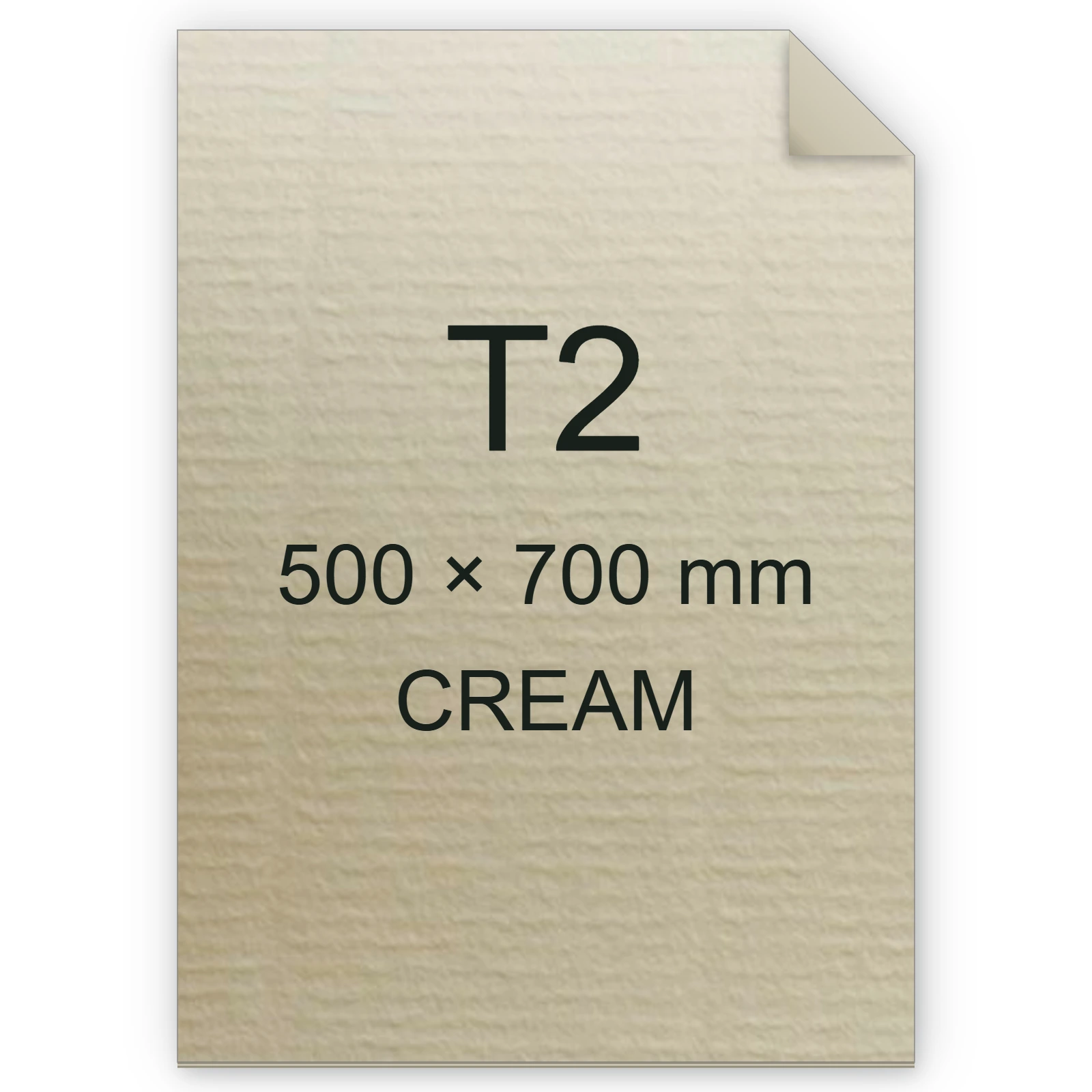Carta Favini, Contact Laid, 90 g/m², T2, CREAM bra6599t2
