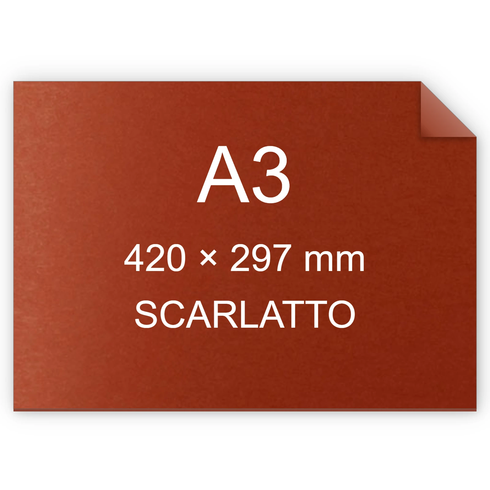 Cartoncino Favini, RismaLuce, 140 g/m², A3, SCARLATTO 61 FAVA65C213
