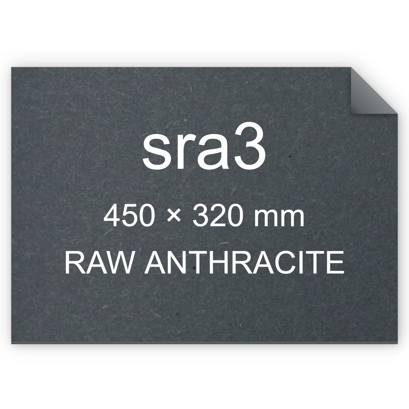 Cartoncino Favini, Shiro Echo Raw, 250 g/m², sra3, RAW ANTHRACITE bra6673sra3