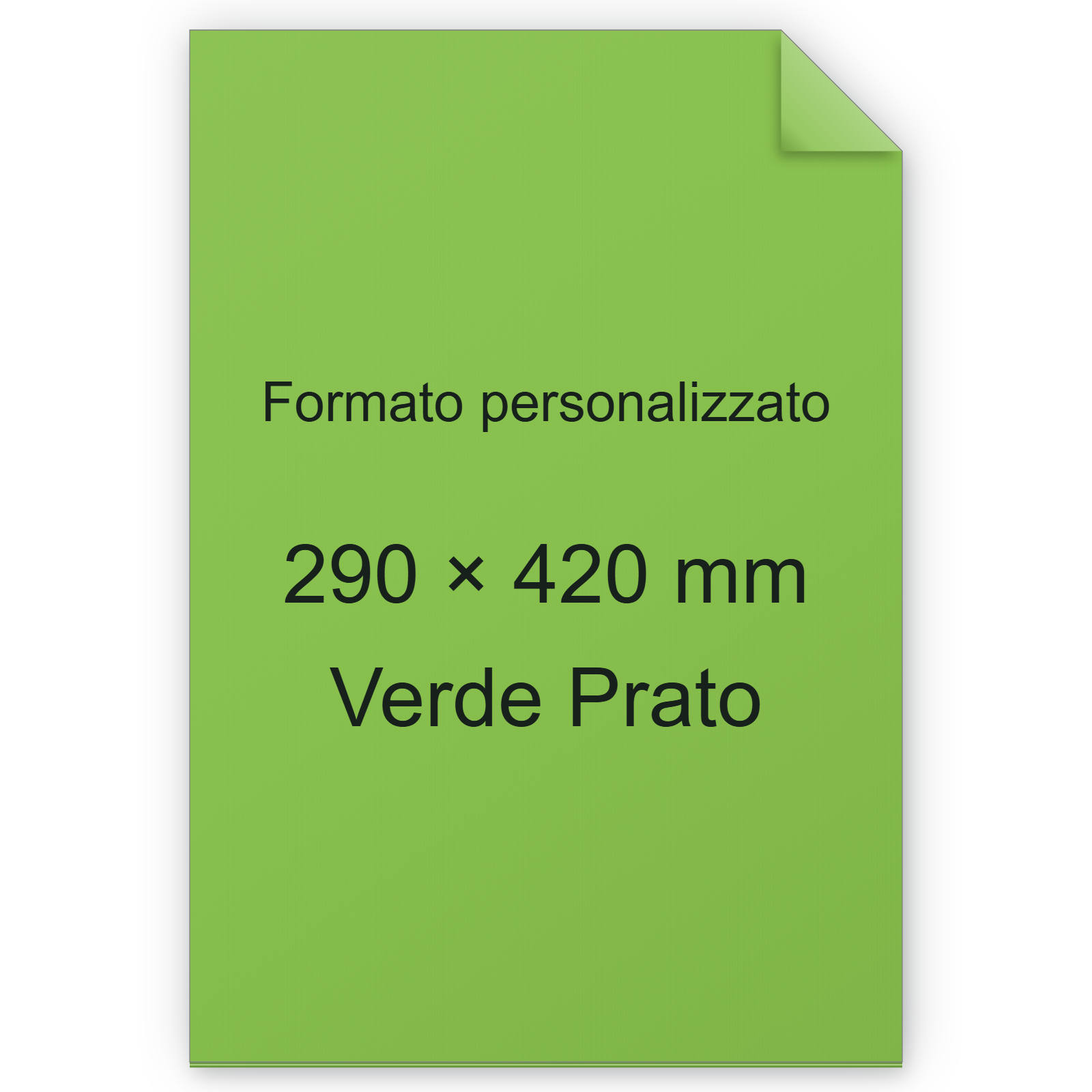 Cartoncino Favini, Burano, 140 g/m², 290x420 mm, VERDE PRATO 54 bra819A3