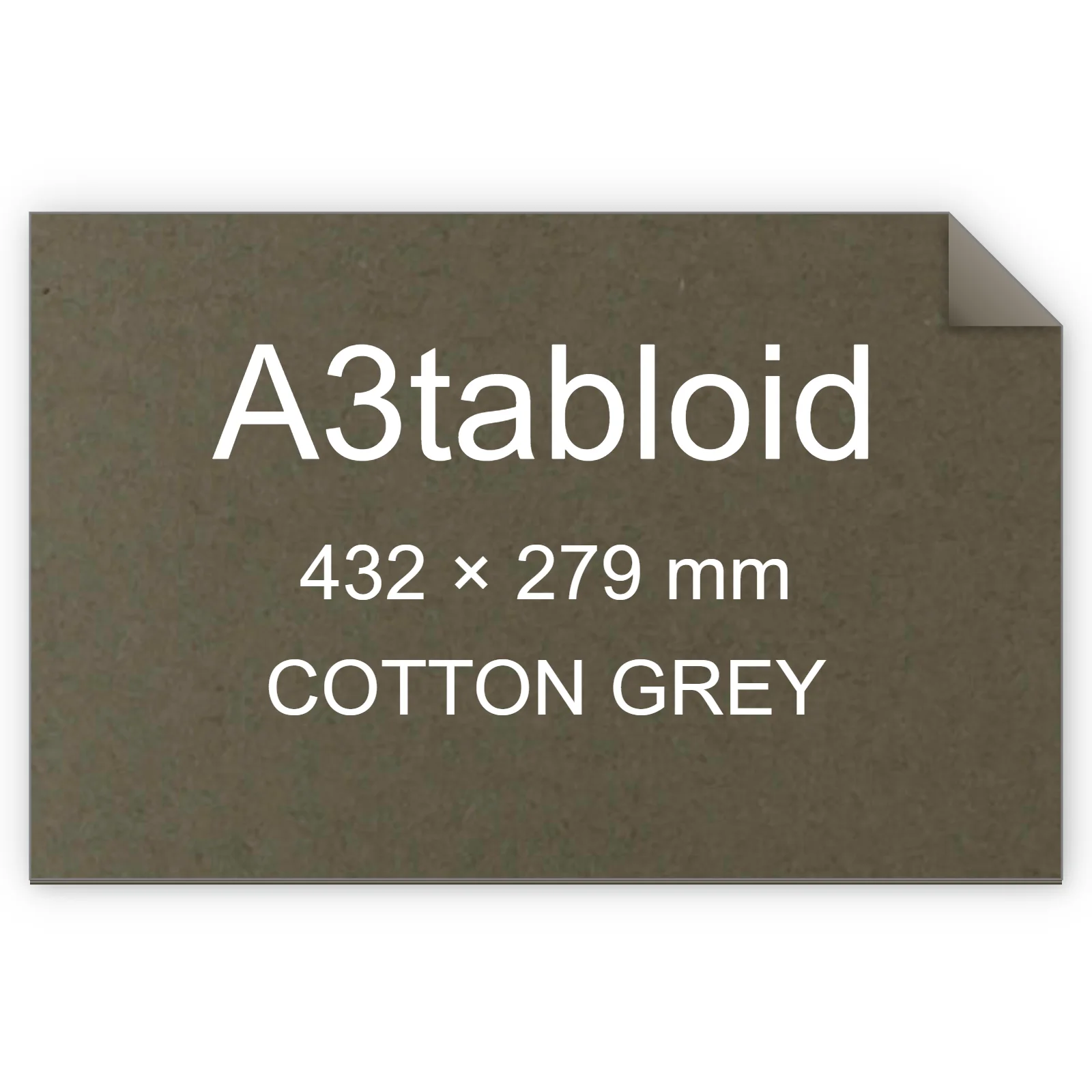 Cartoncino Favini, Refit, 250 g/m², A3tabloid, COTTON GREY bra6734a3tabloid
