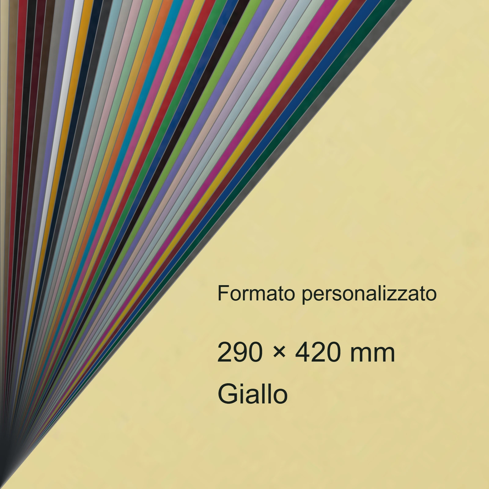 Cartoncino Favini, Burano, 140 g/m², 297x420 mm, GIALLO 07 bra552A3 - immagine aggiuntiva