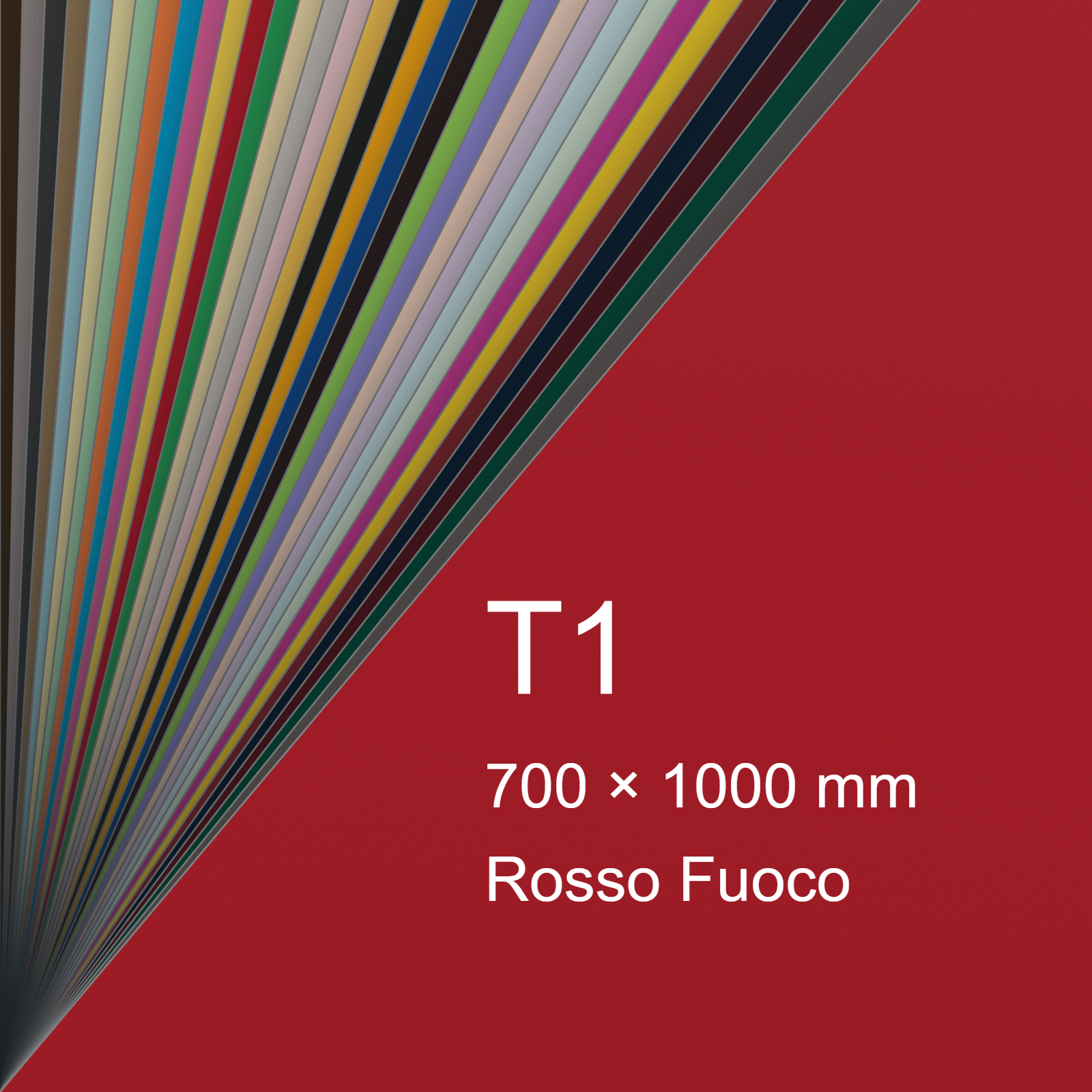 Cartoncino Favini, Burano, 200 g/m², T1, ROSSO FUOCO 79 BRA3348t1 - immagine aggiuntiva